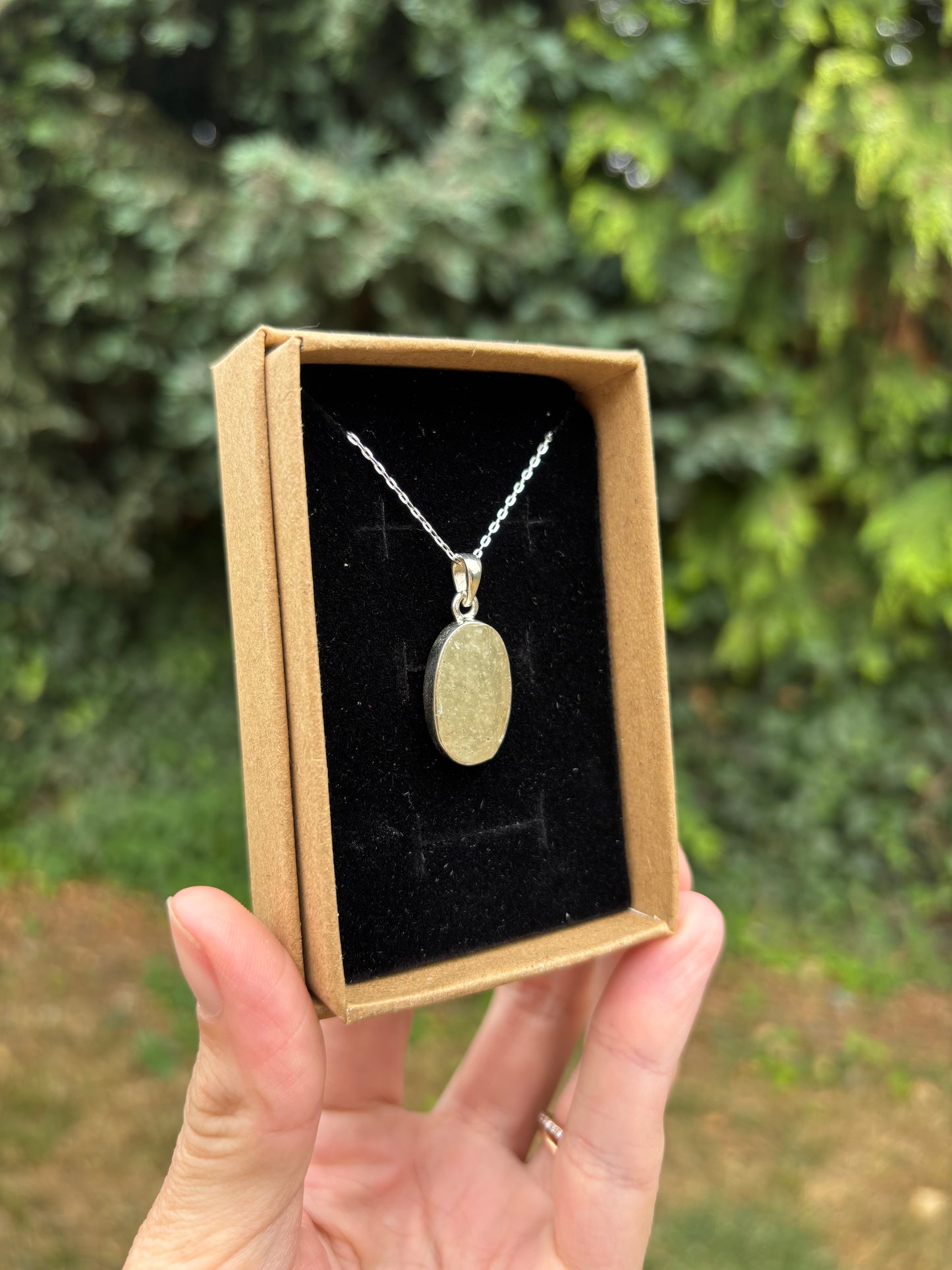 Libyan dessert glass necklace
