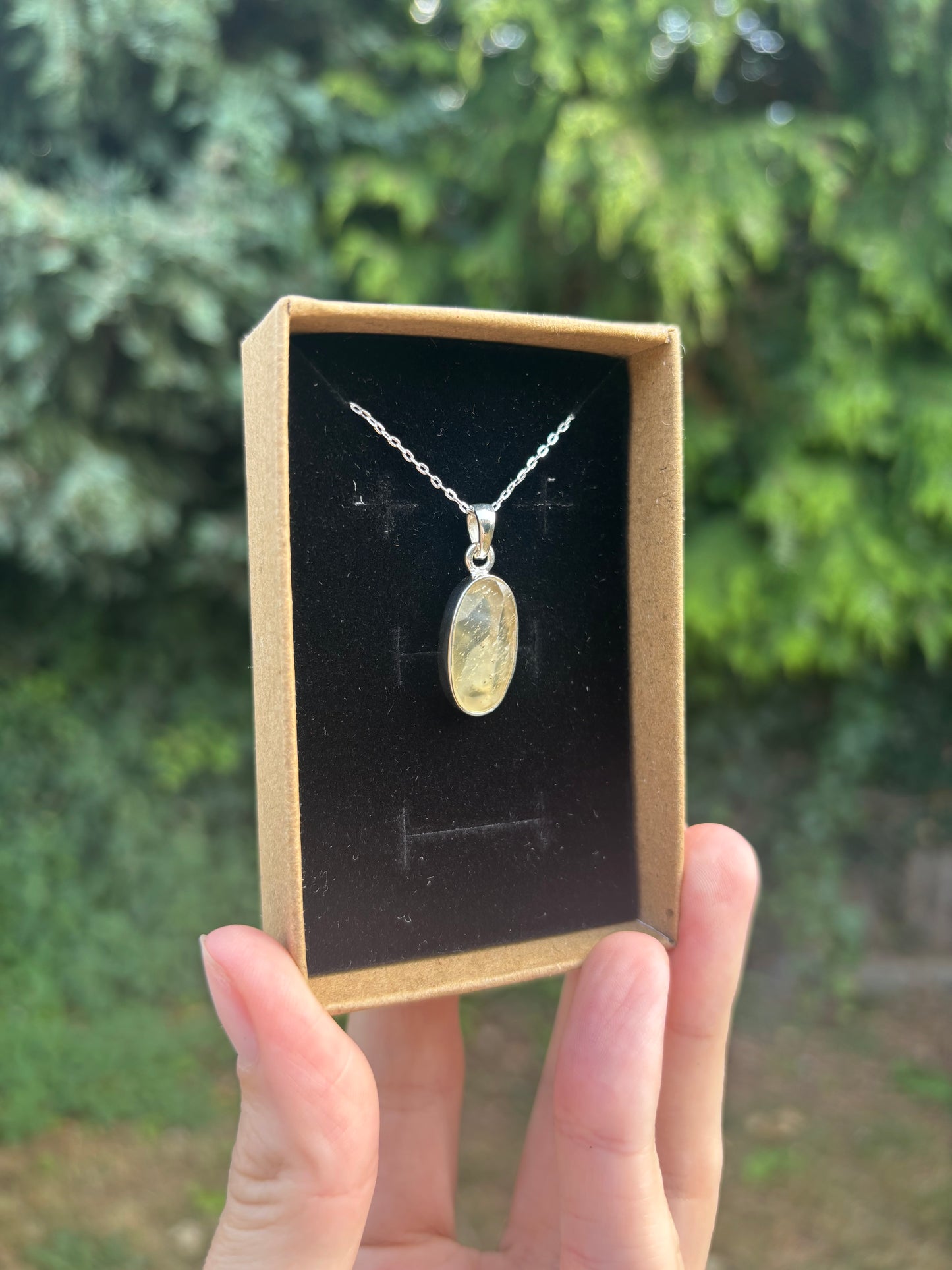 Libyan dessert glass necklace