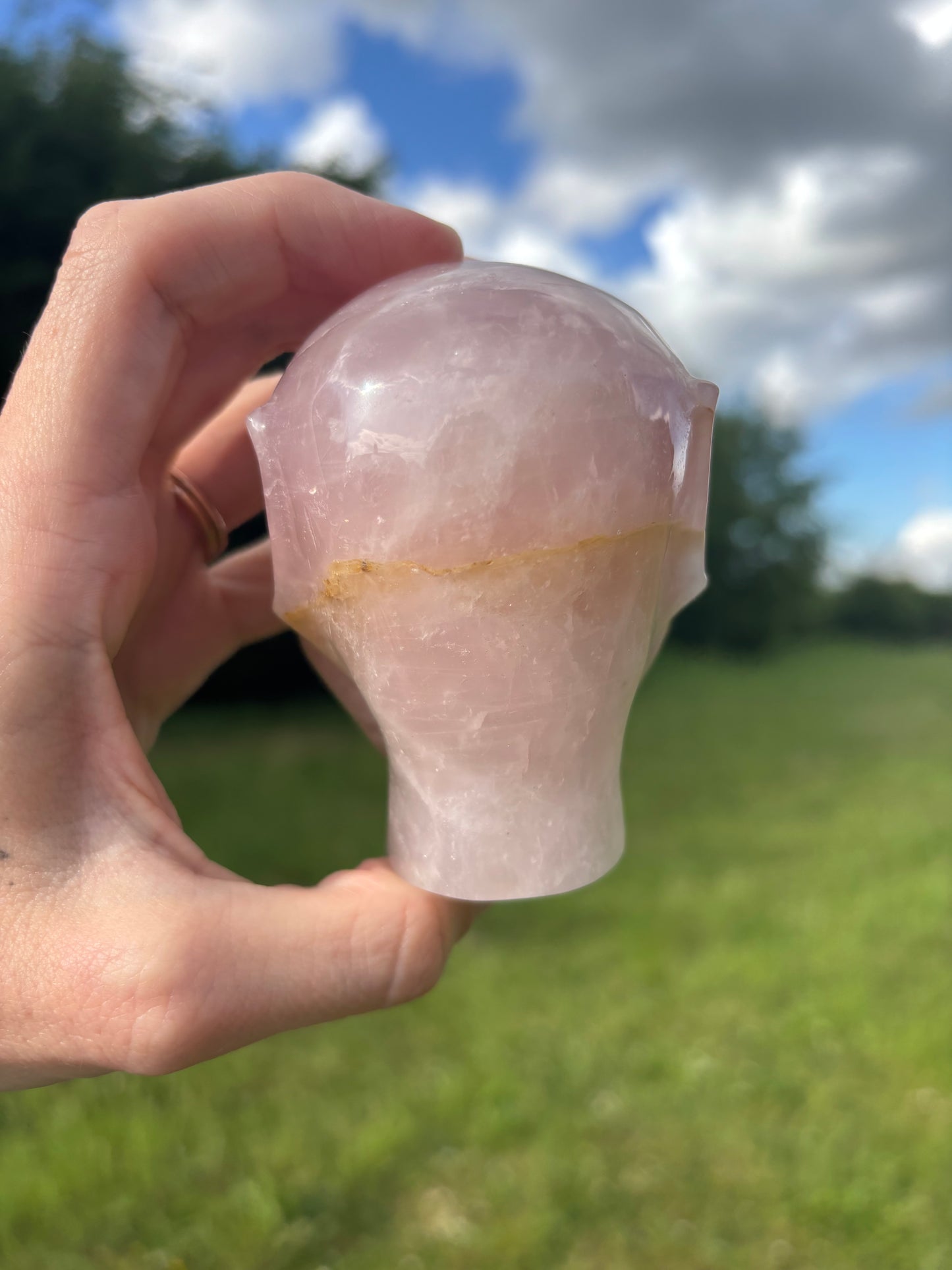 Rose quartz + Golden healer Starseed / celestial being