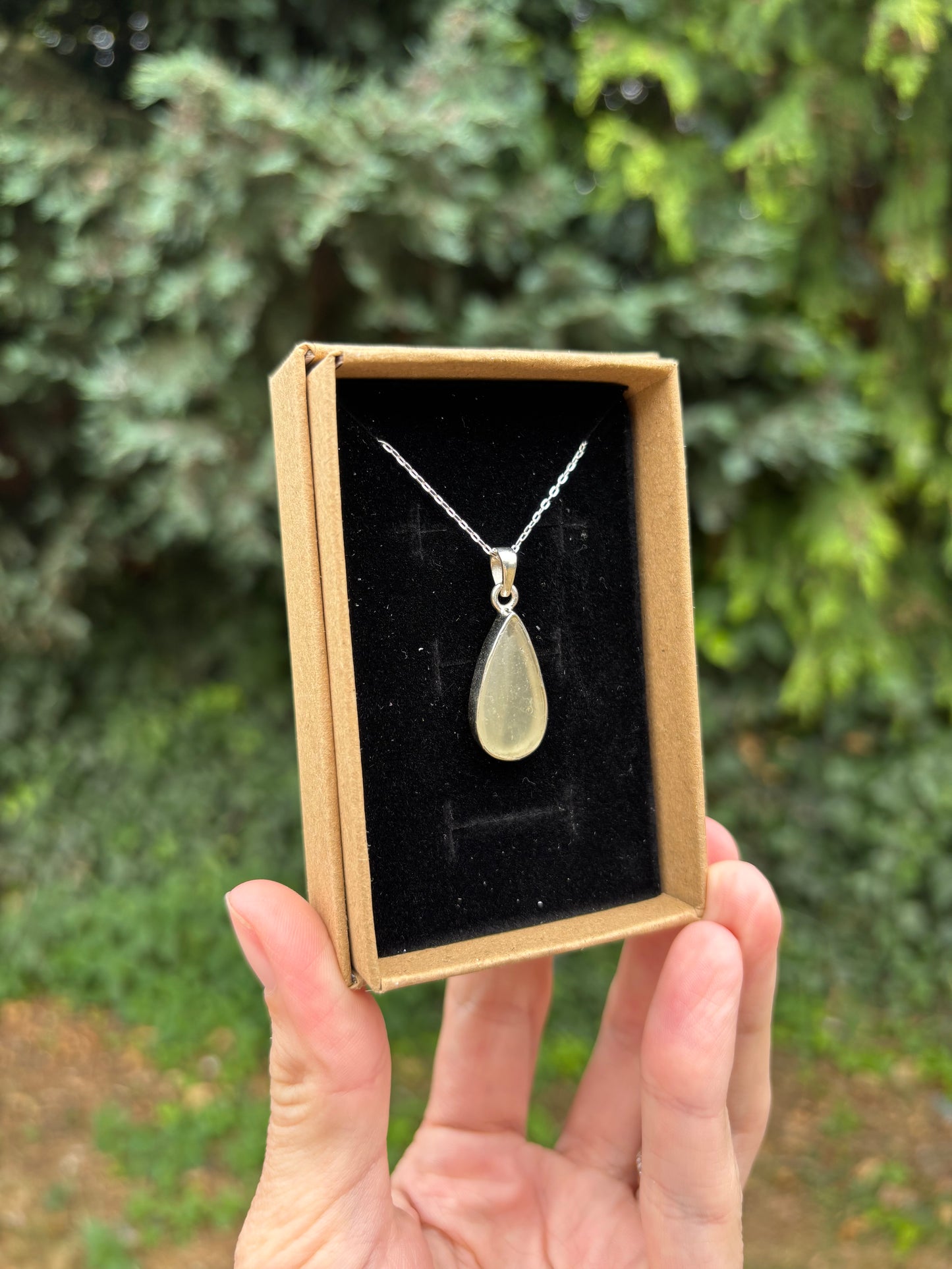 Libyan dessert glass necklace