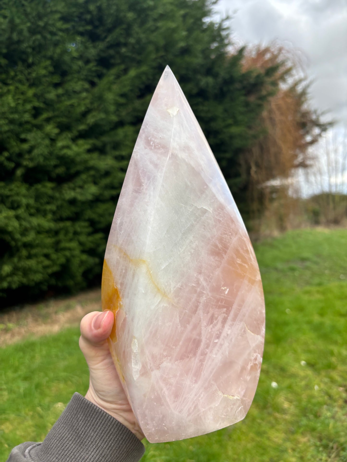 Rose Quartz cutbase Freeform