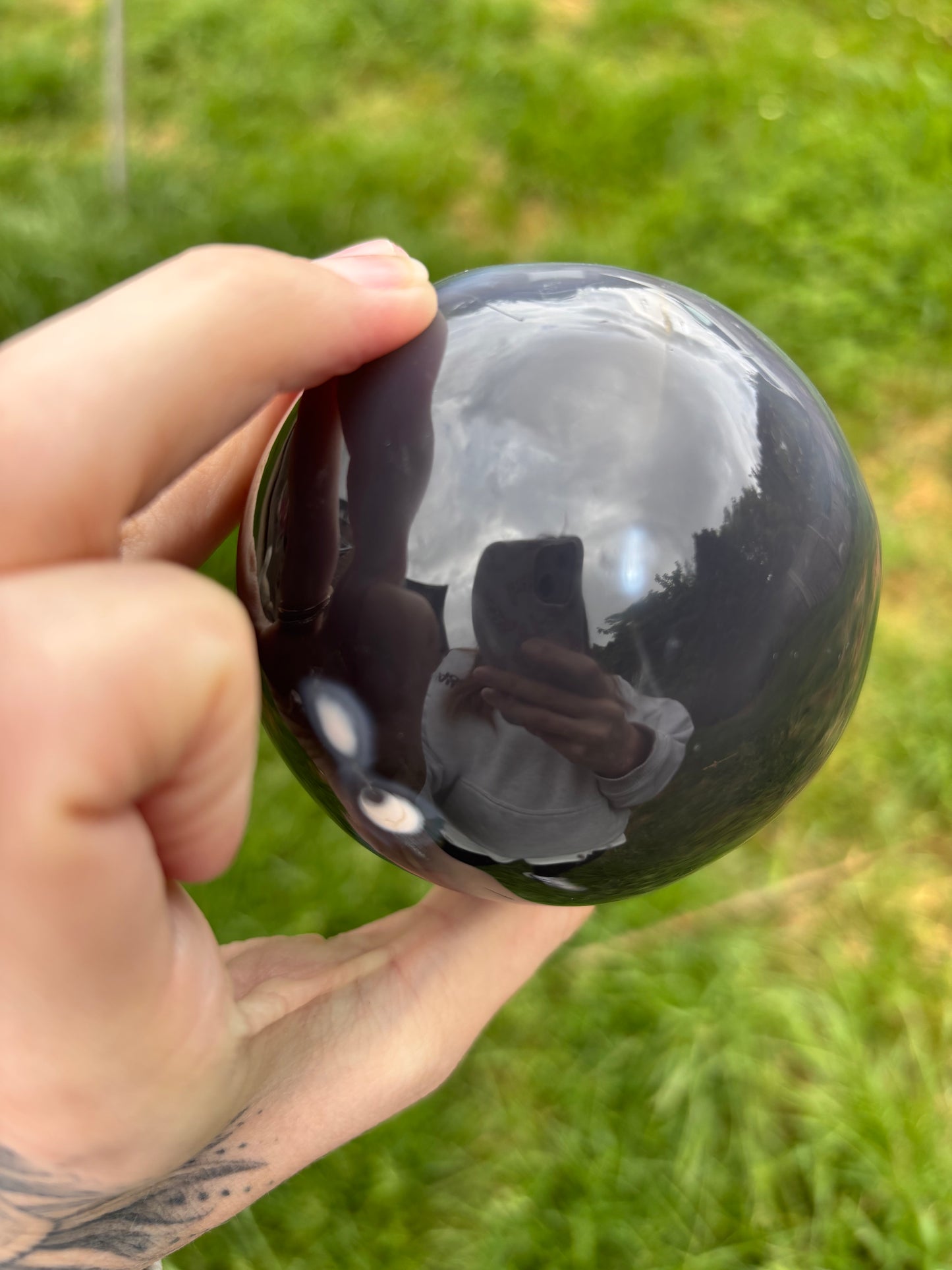 Orca Agate sphere