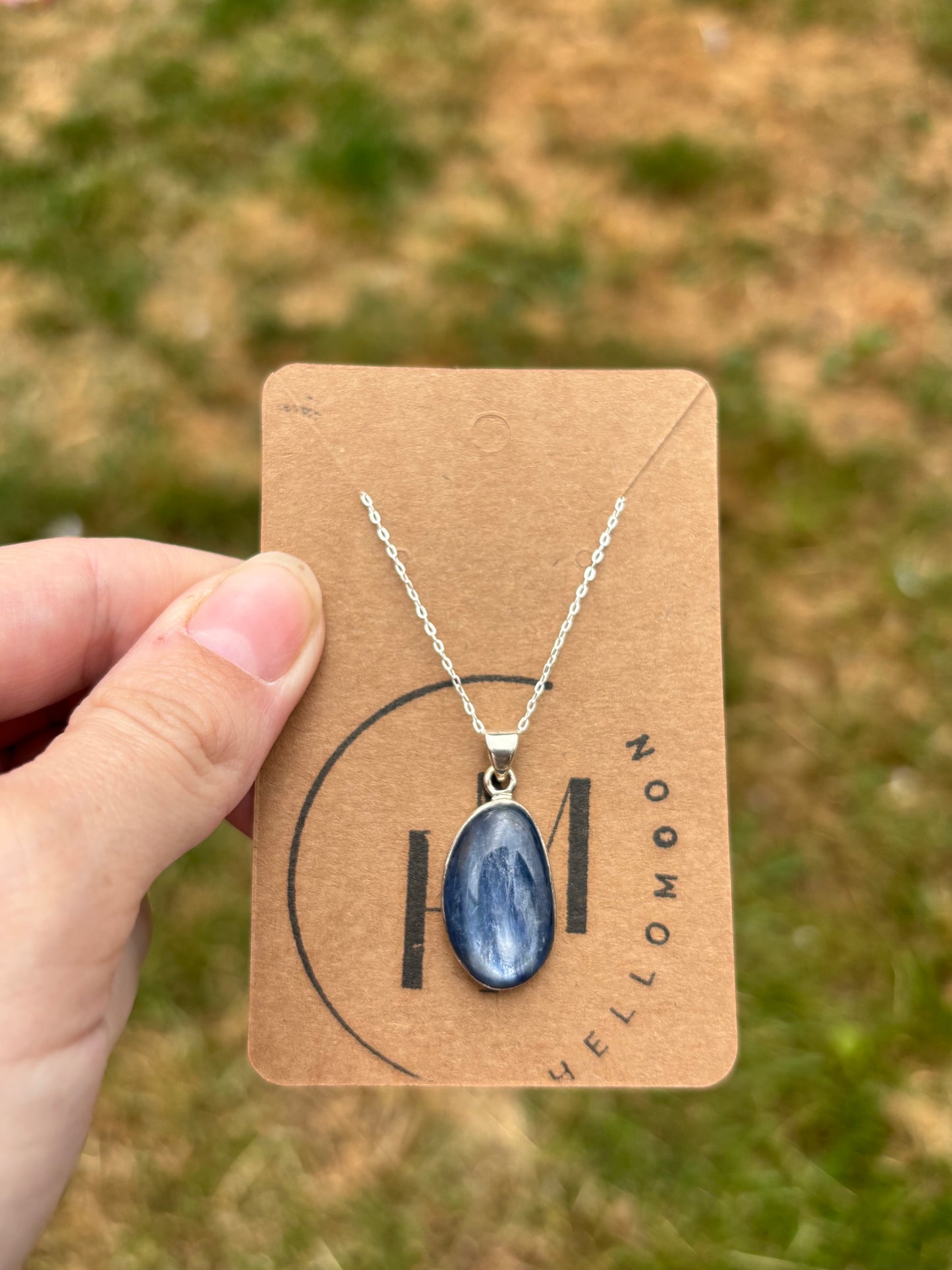 Blue kyanite Pendant