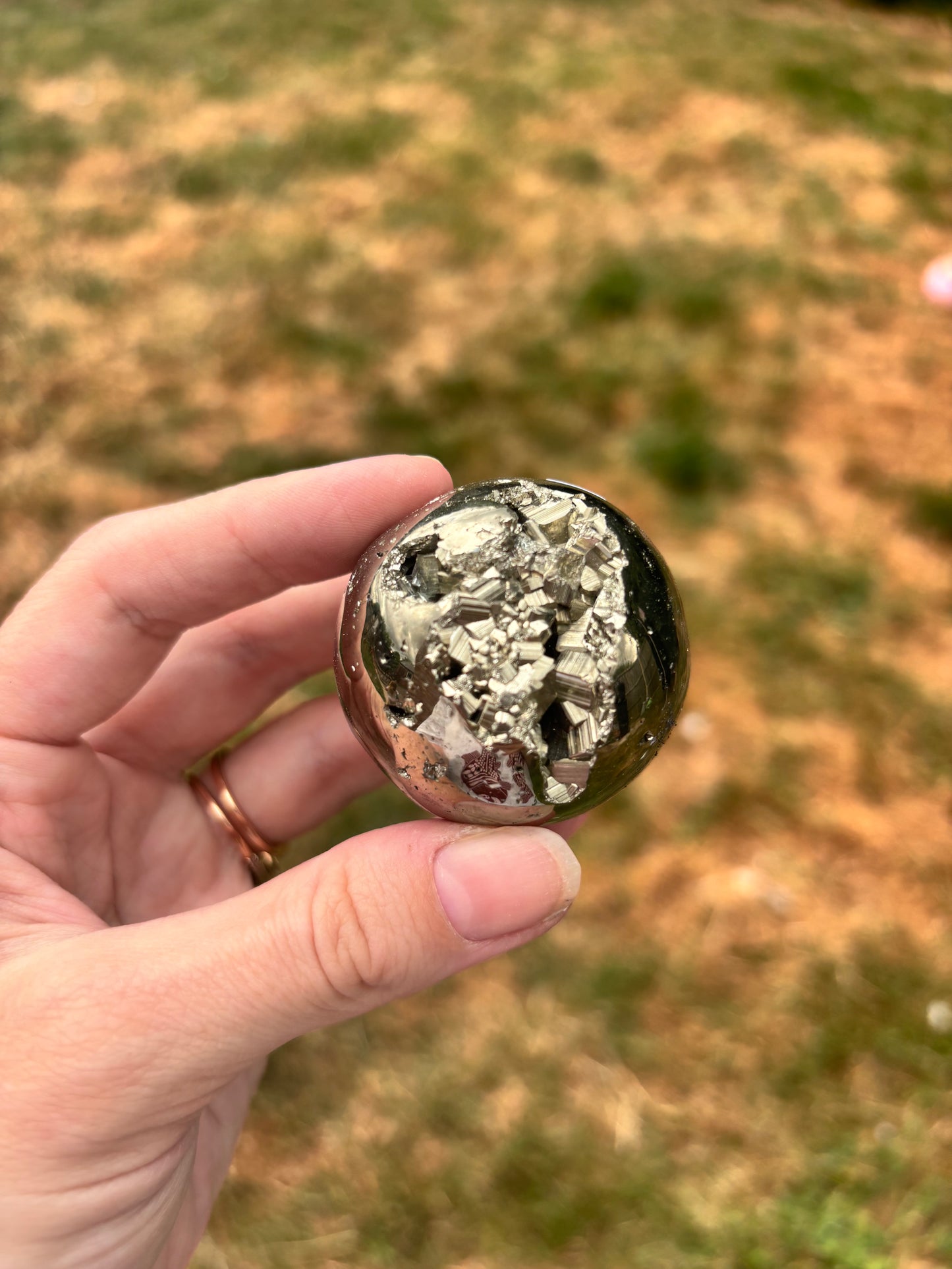 Pyrite sphere