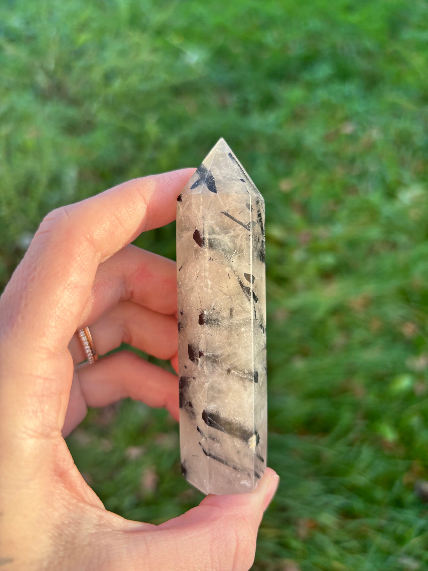 Tourmalated quartz