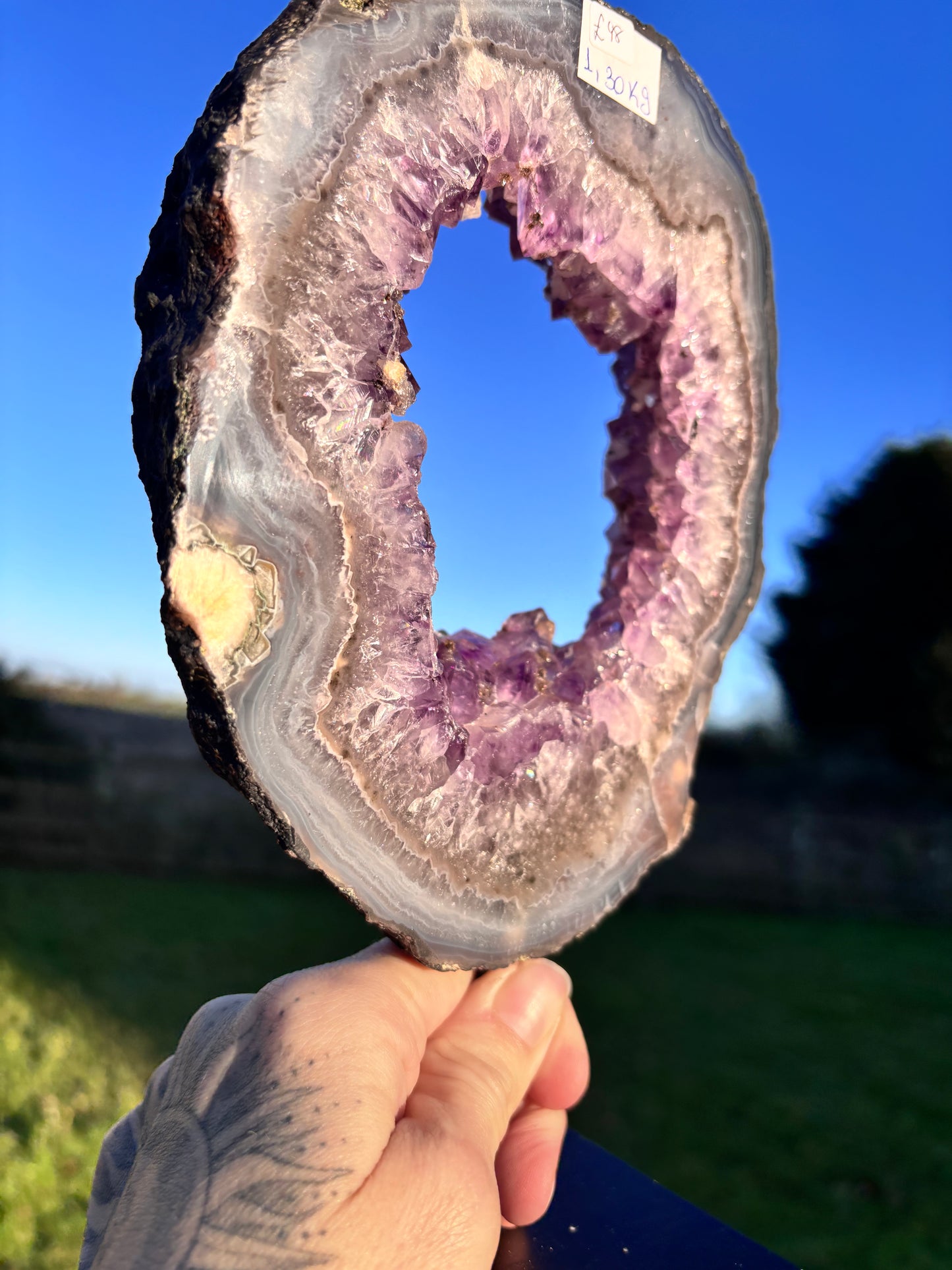 Amethyst Portal on stand