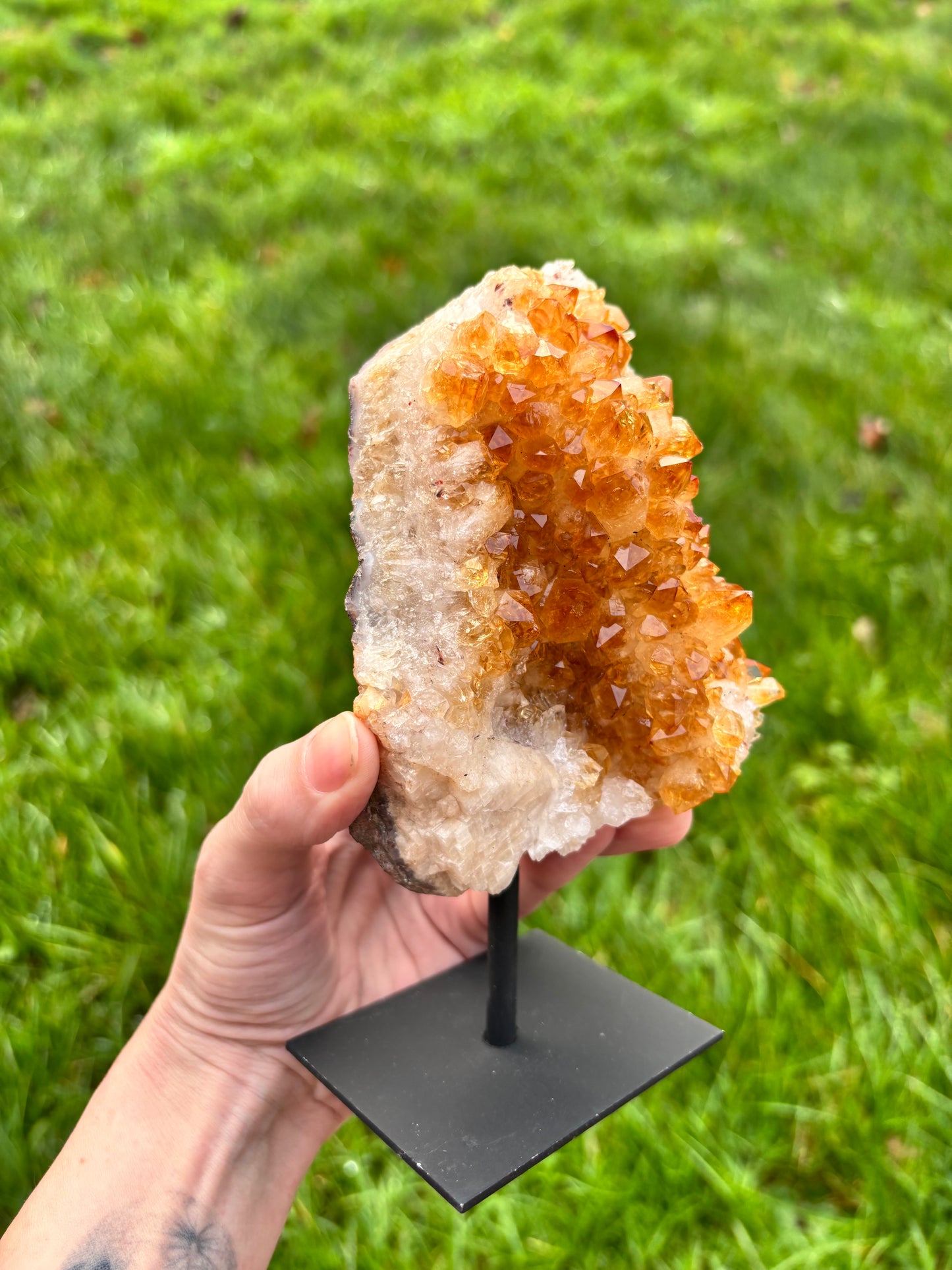 Citrine on stand