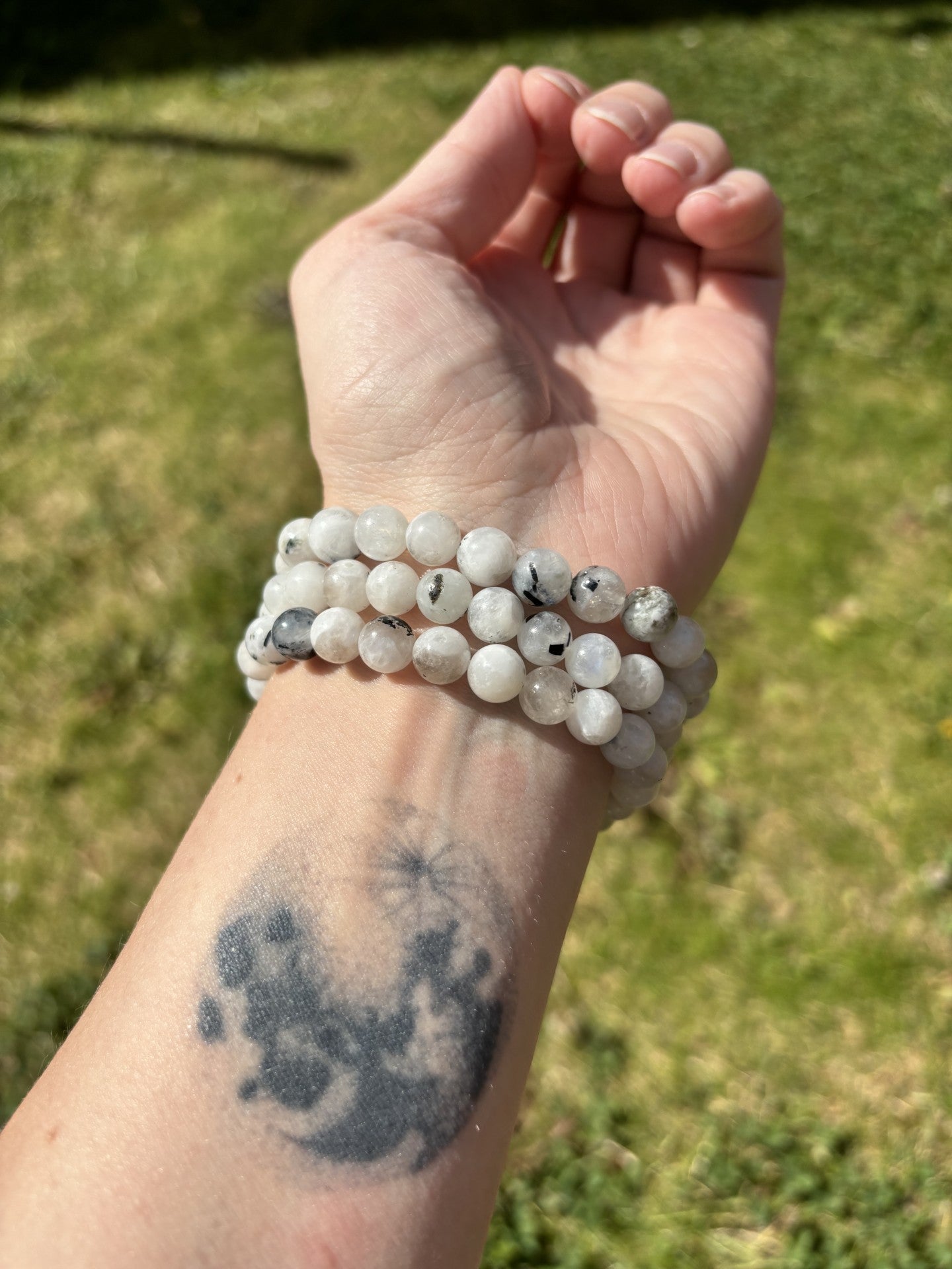 Rainbow Moonstone bracelet