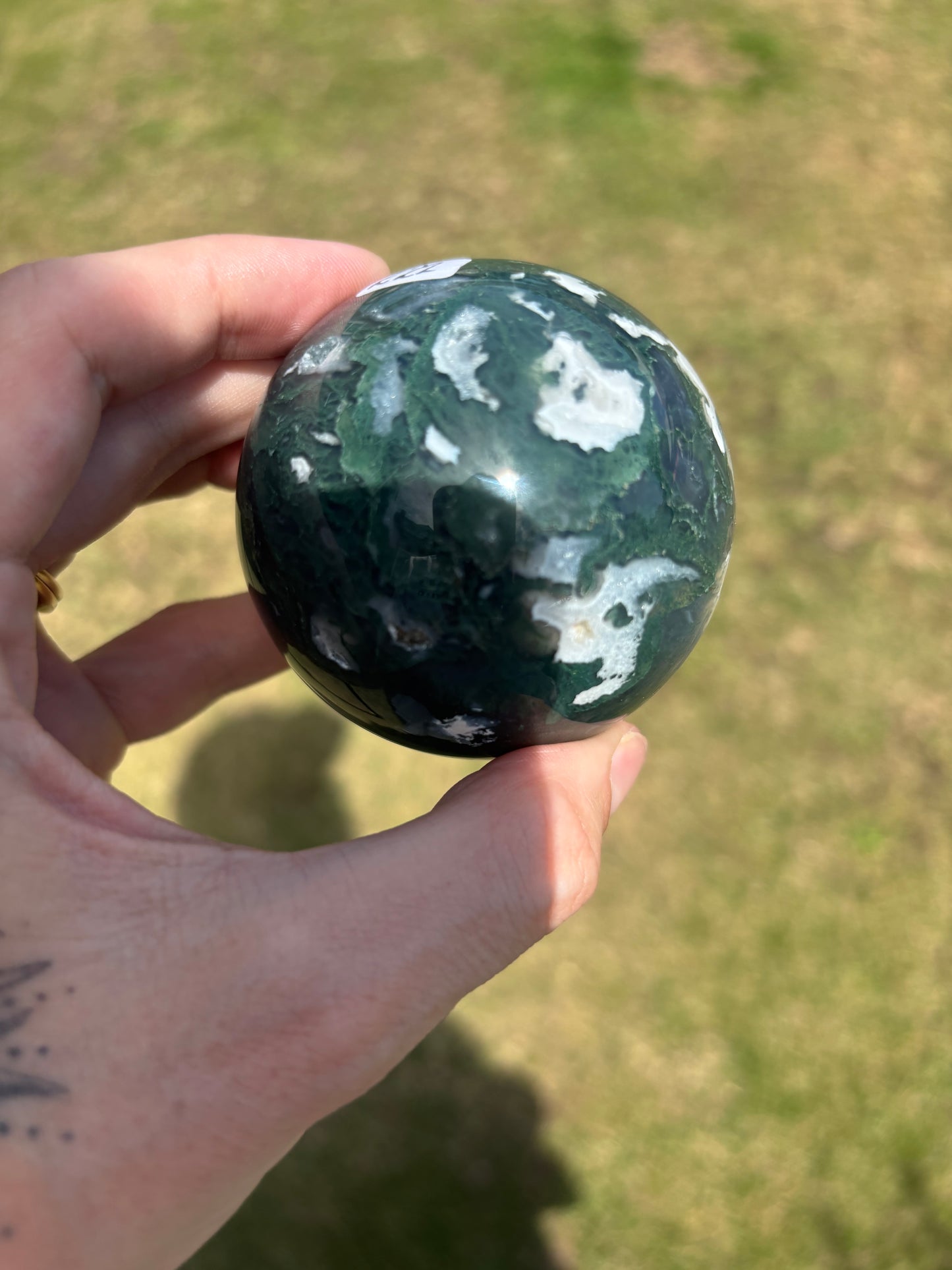 Moss Agate sphere