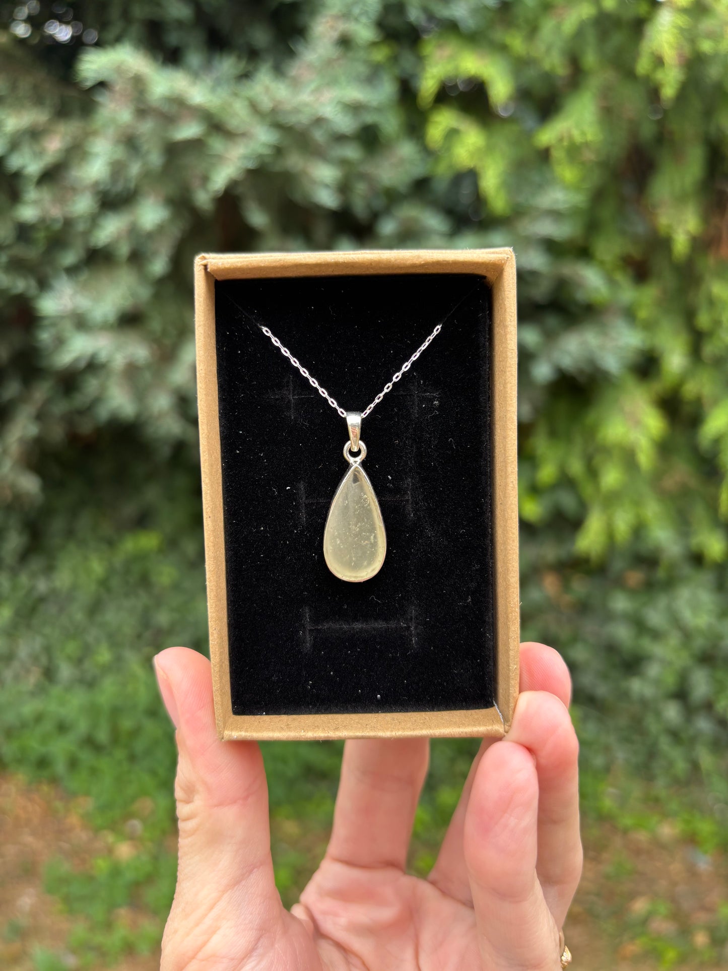 Libyan dessert glass necklace