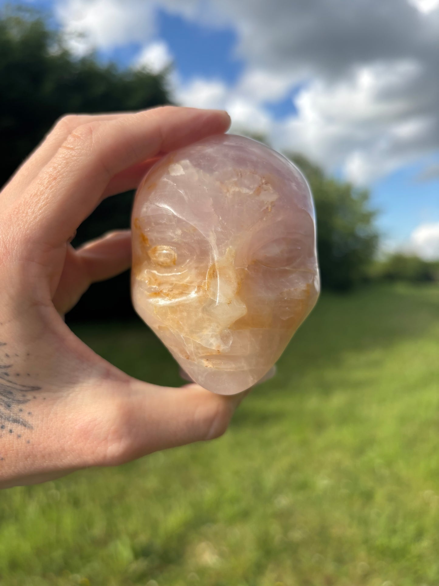 Rose quartz + Golden healer Starseed / celestial being