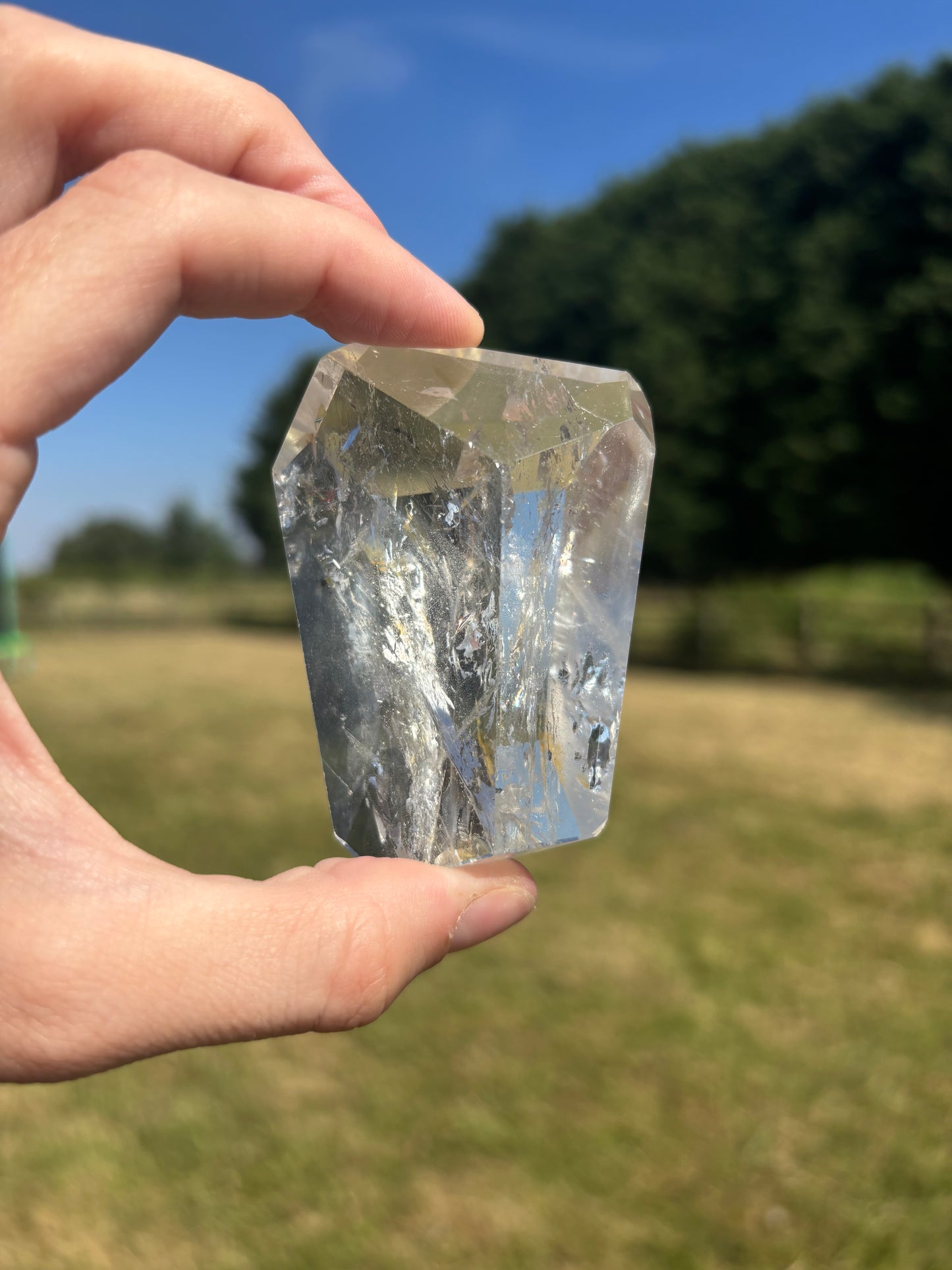 clear quartz freeform