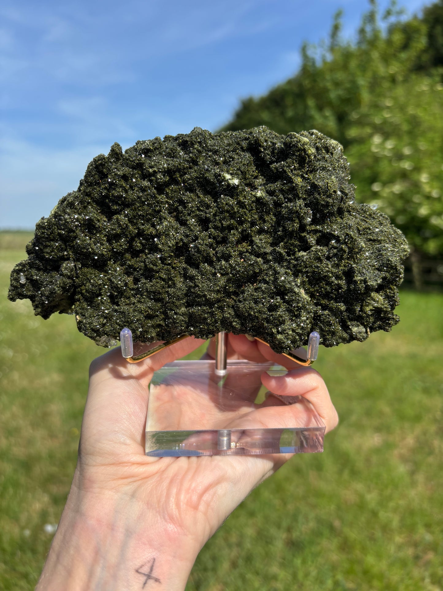 Large Forest epidote quartz