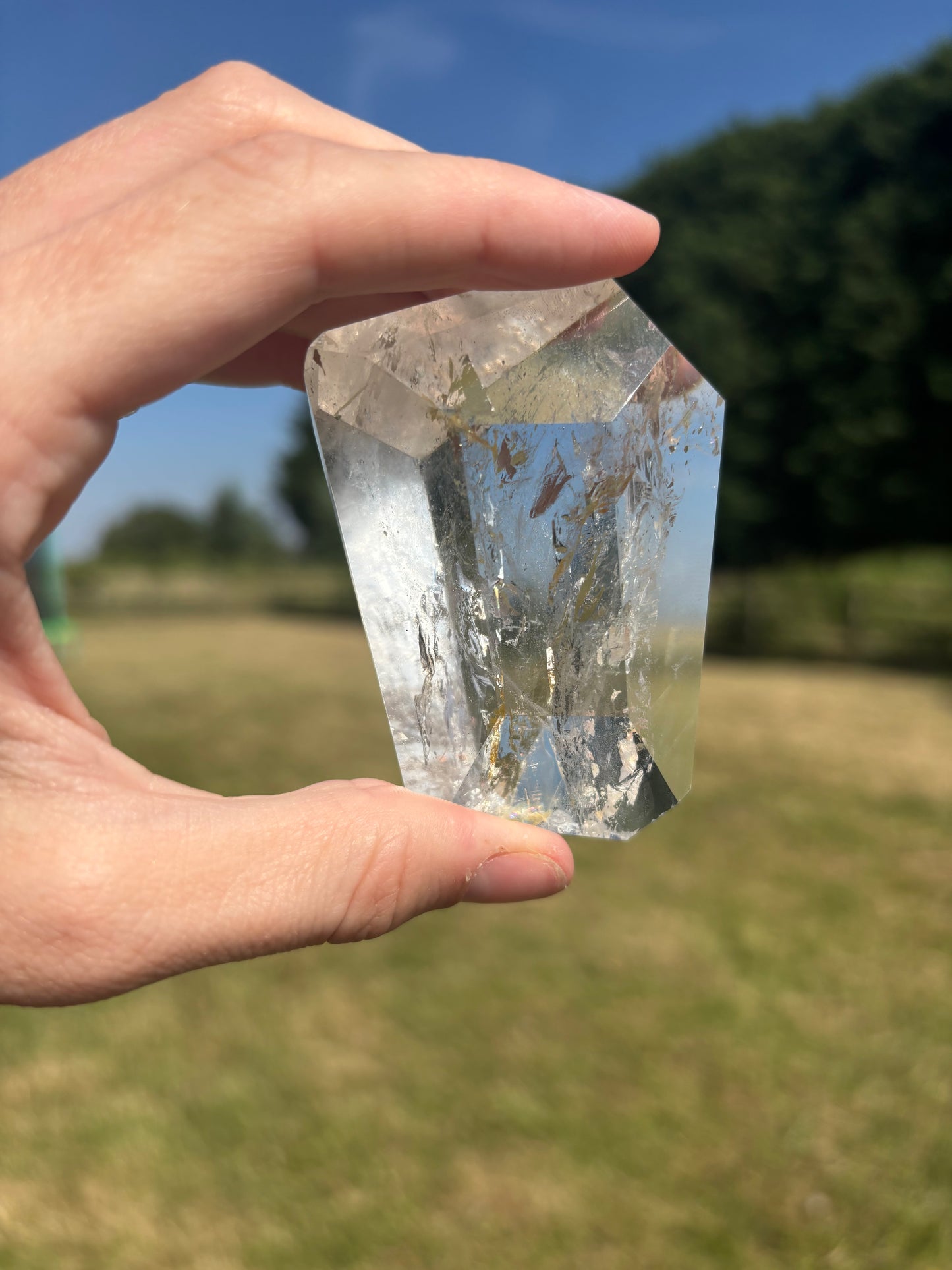 clear quartz freeform