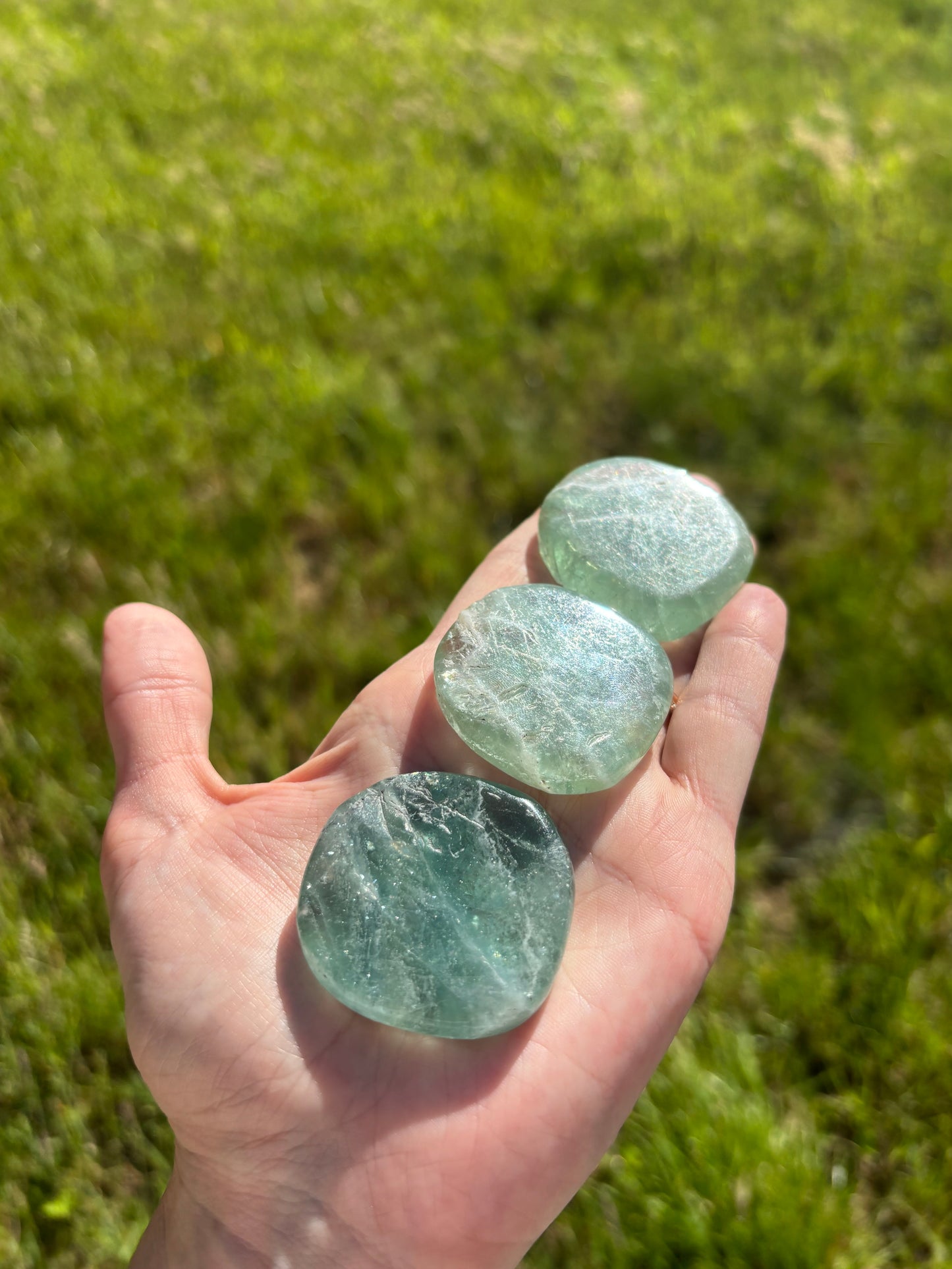 Fluorite smoothstone