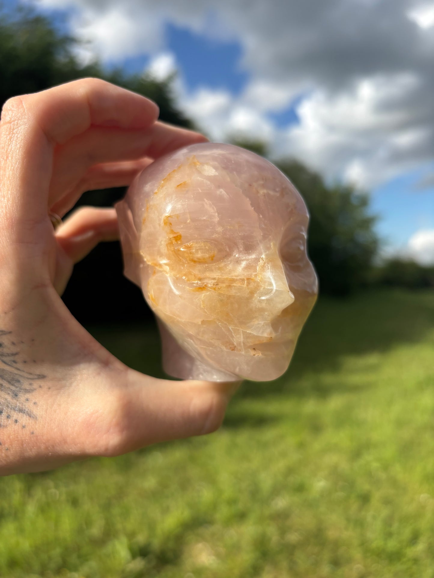 Rose quartz + Golden healer Starseed / celestial being