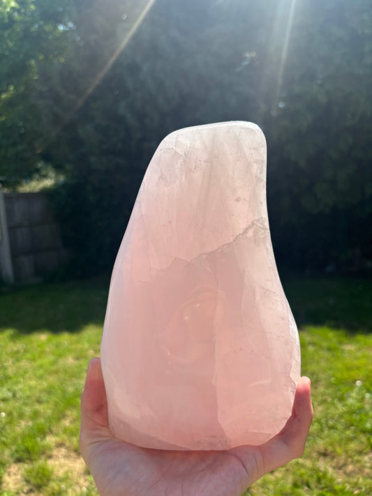 Rose Quartz cutbase Freeform