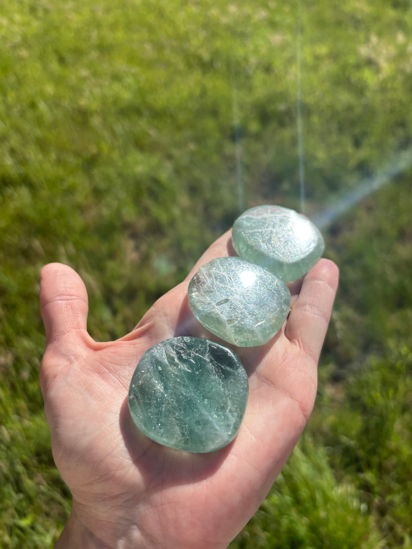 Fluorite smoothstone