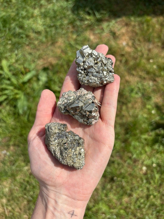 Pyrite cluster