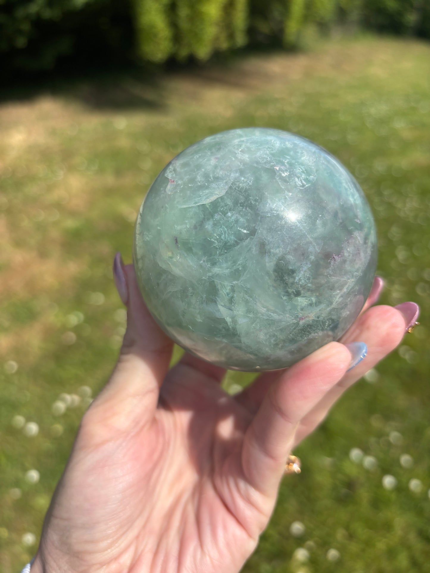 Fluorite sphere