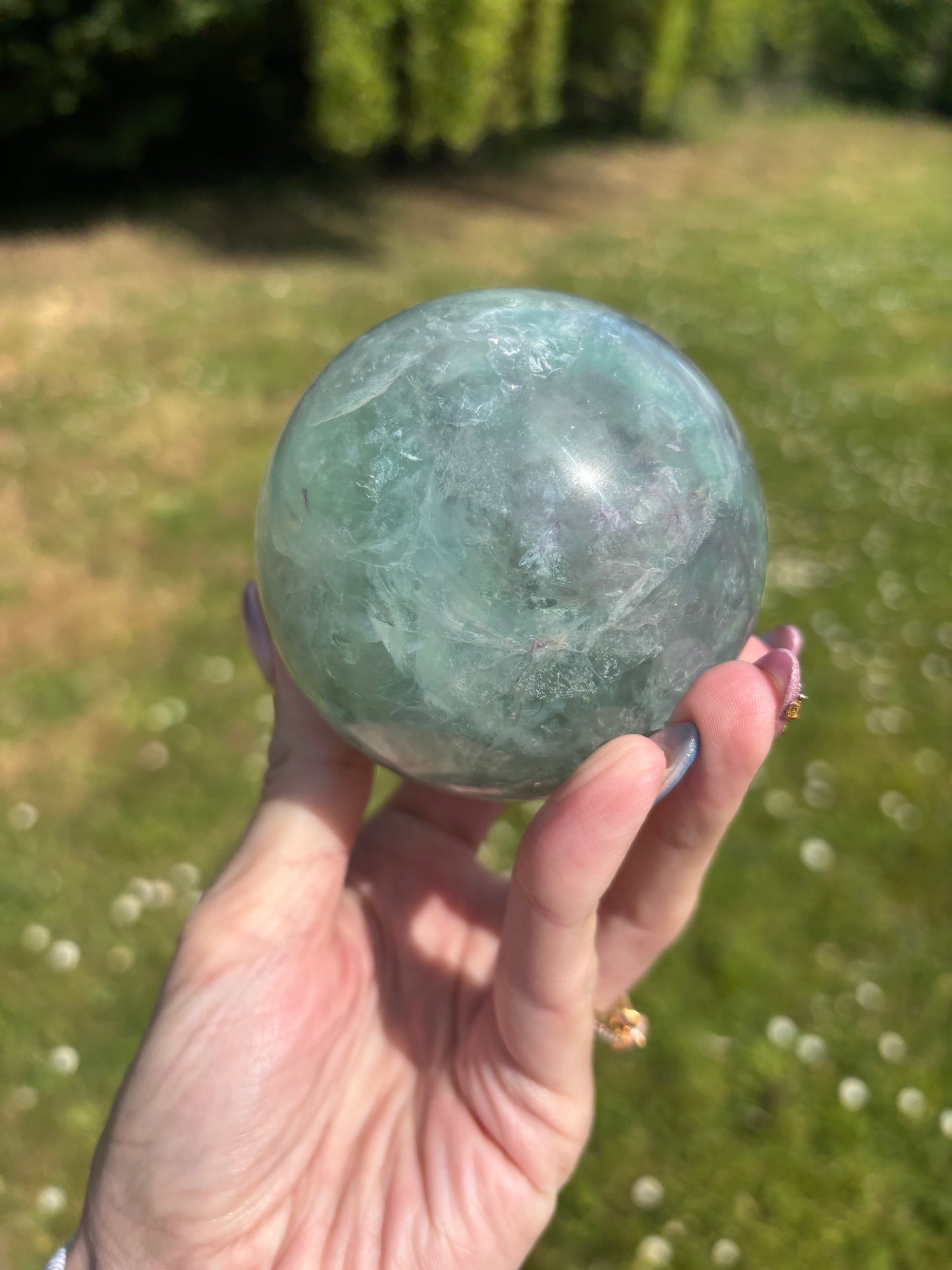Fluorite sphere