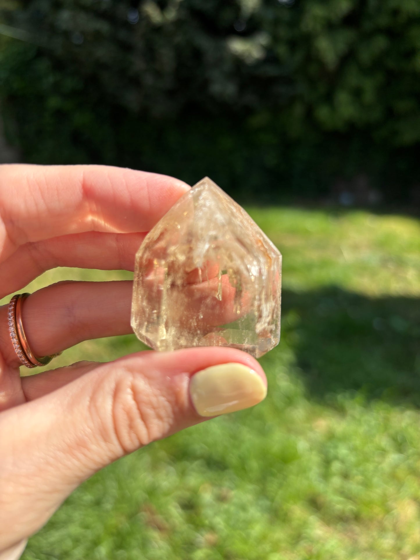 Natural Citrine tower