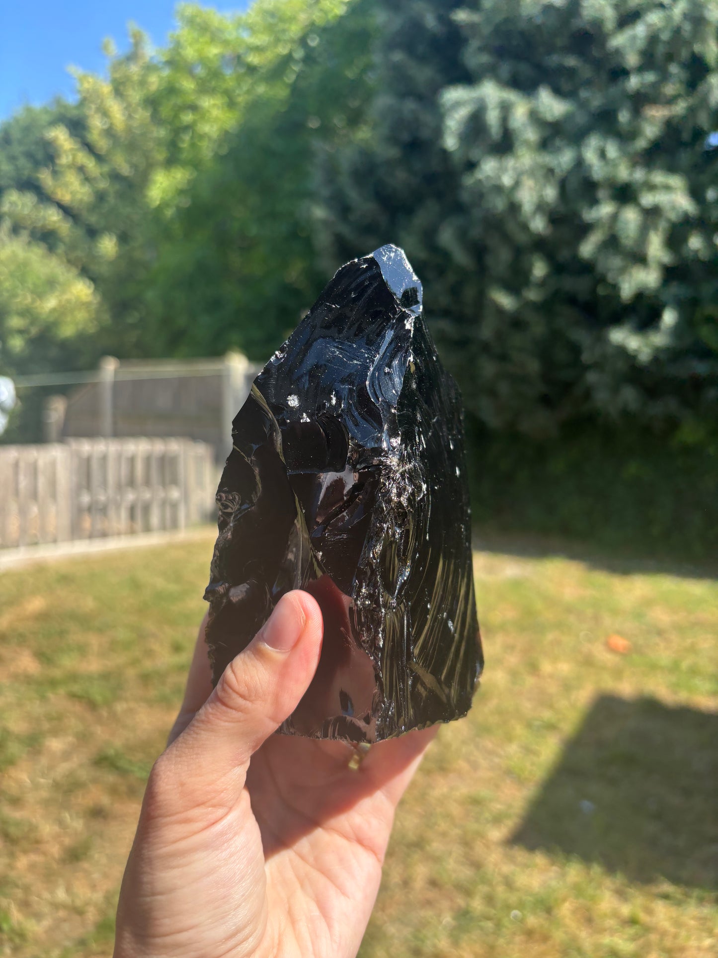Black obsidian tower