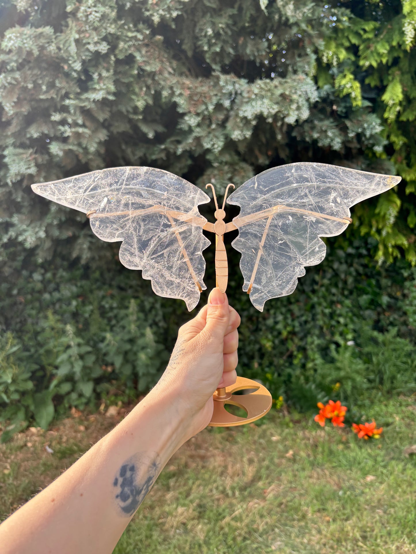 Clear quartz xl wings