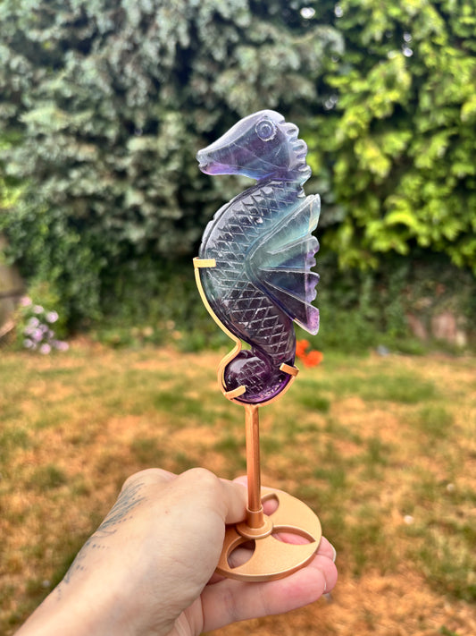 Fluorite Seahorse