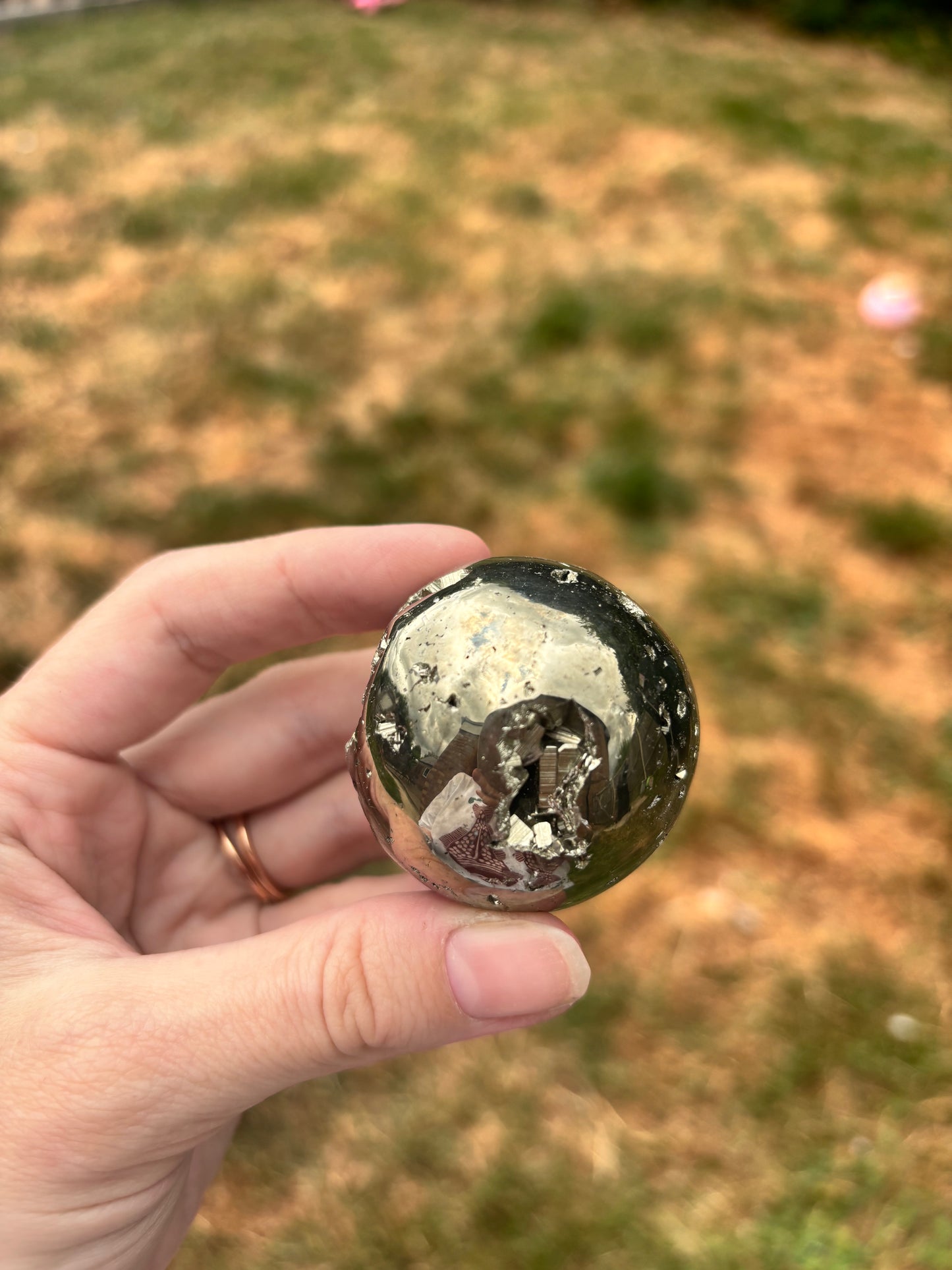 Pyrite sphere