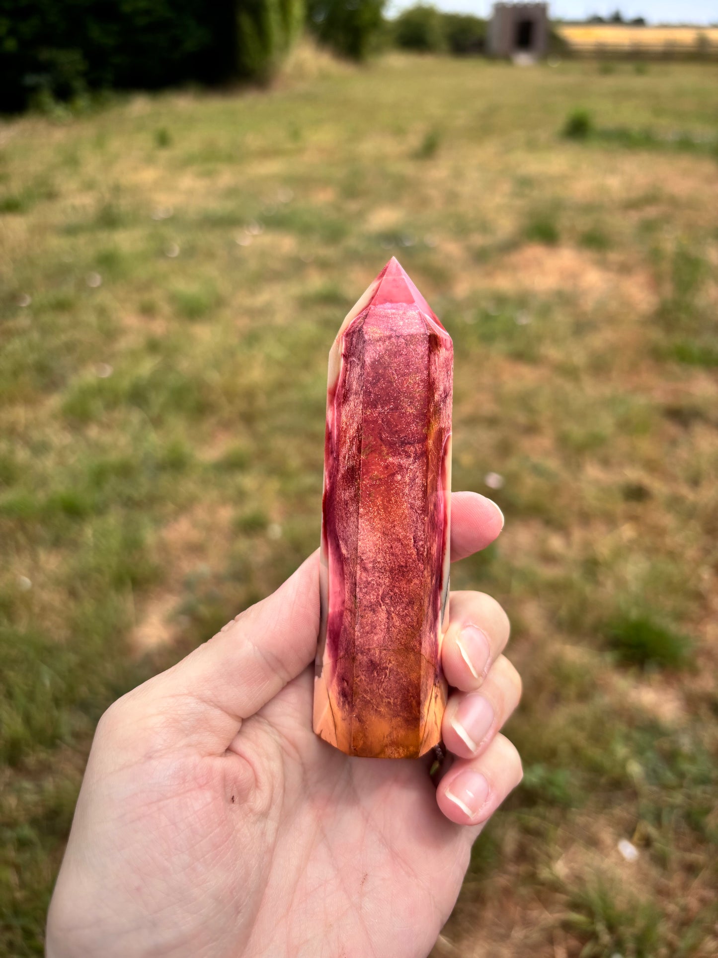 Mookaite Jasper tower