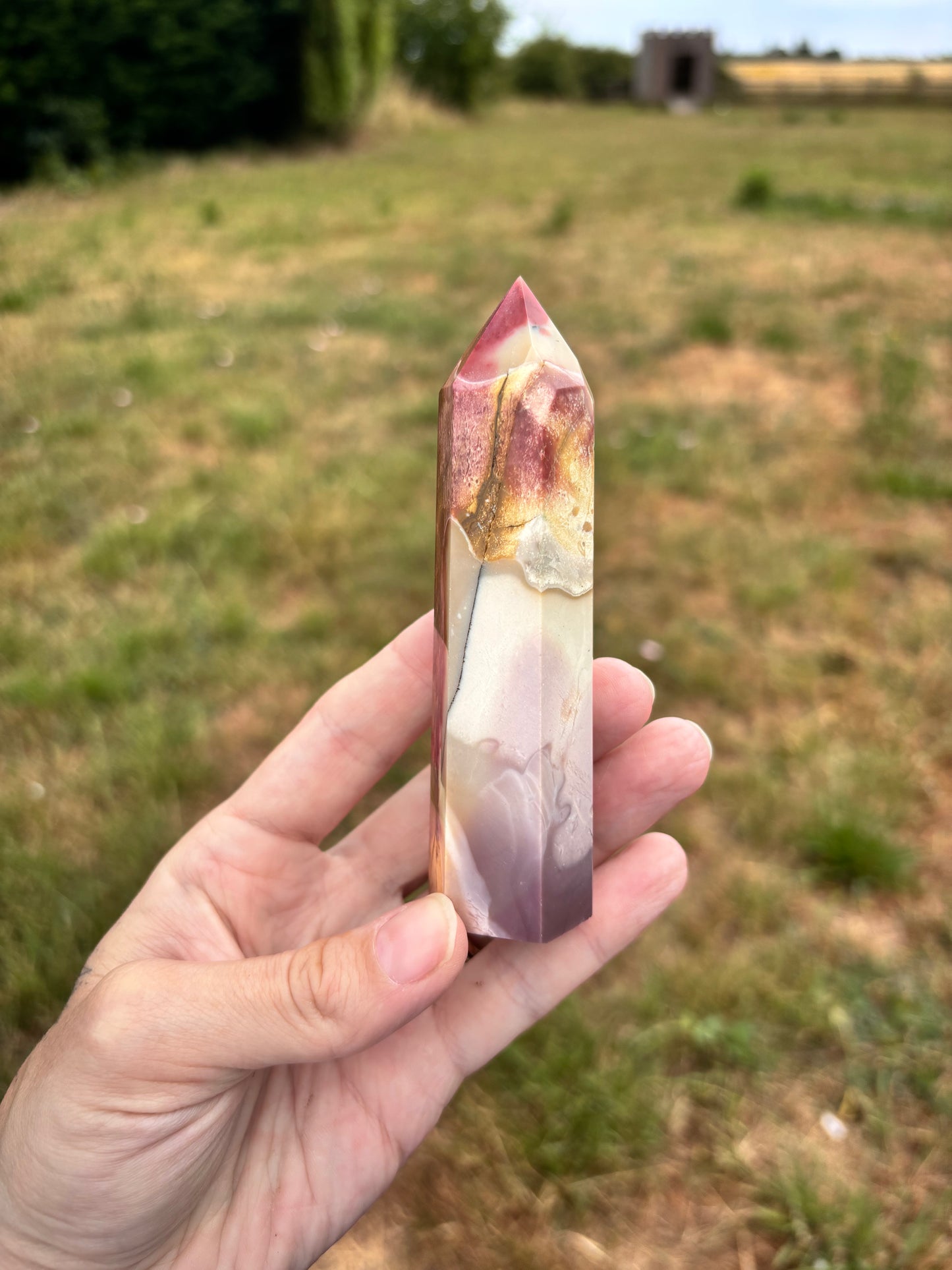 Mookaite Jasper tower