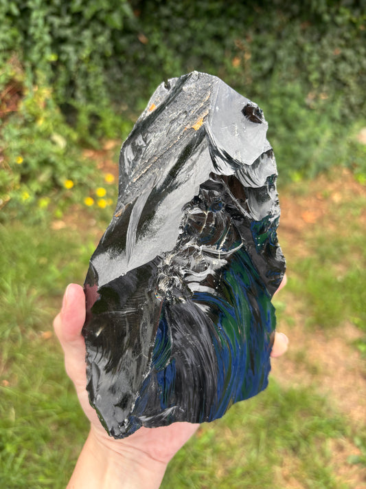 Black obsidian freeform