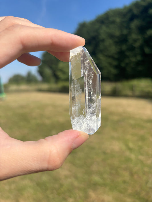 clear quartz freeform