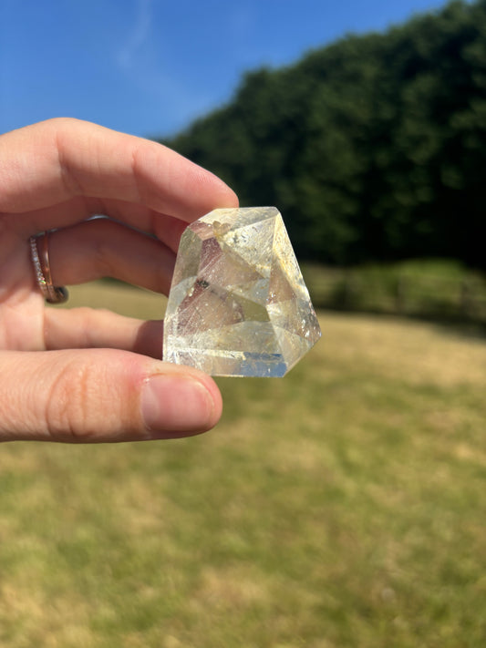 clear quartz freeform