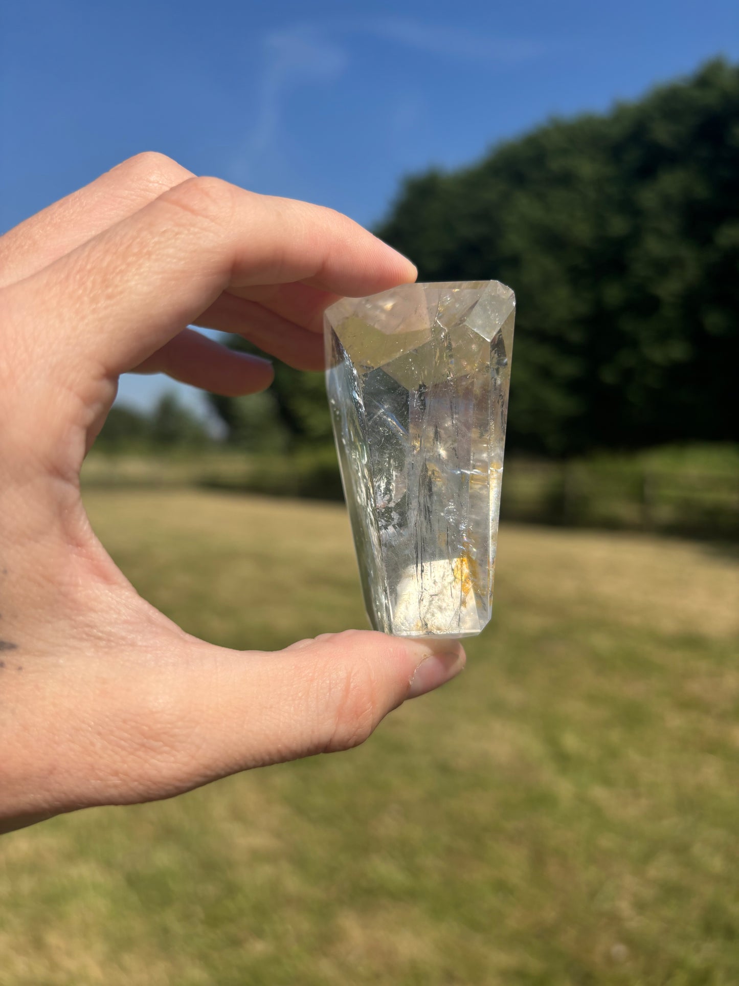 clear quartz freeform
