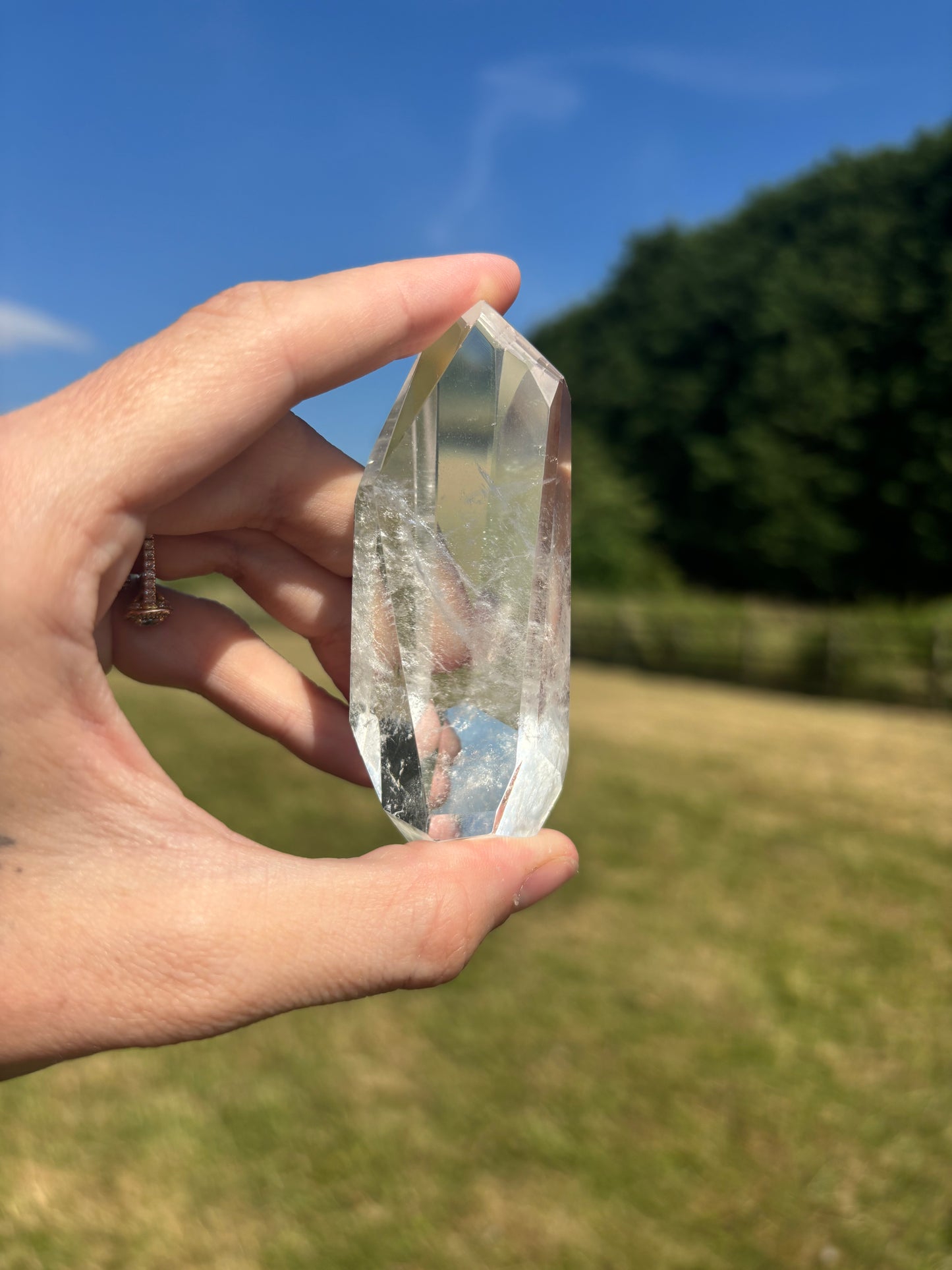 clear quartz freeform