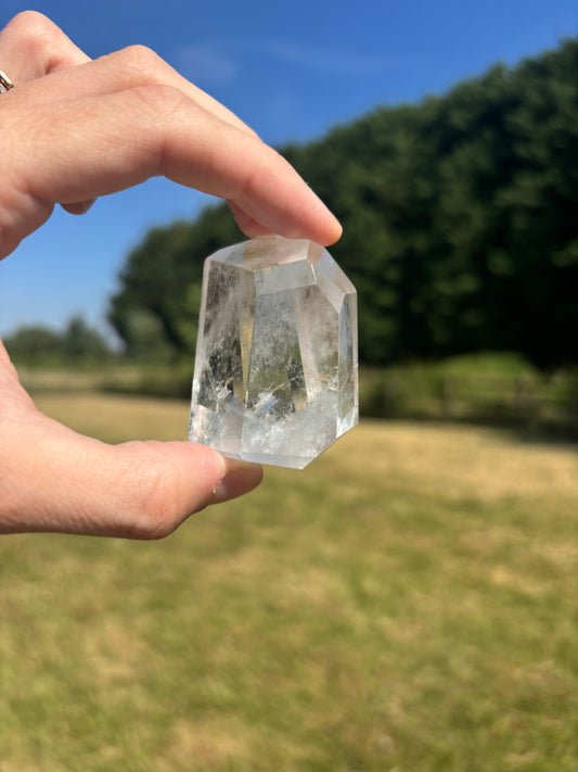 clear quartz freeform