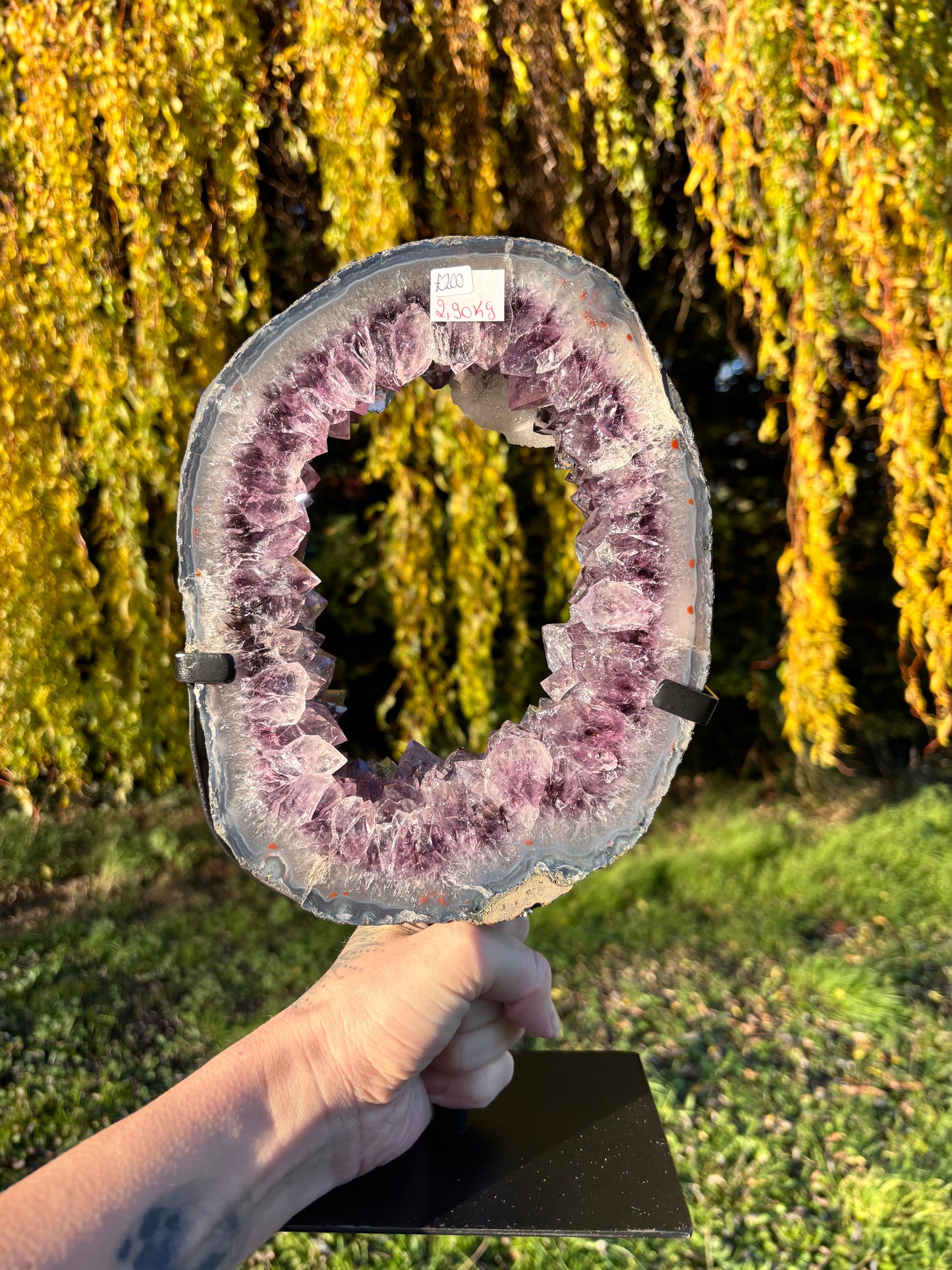Amethyst Portal on stand