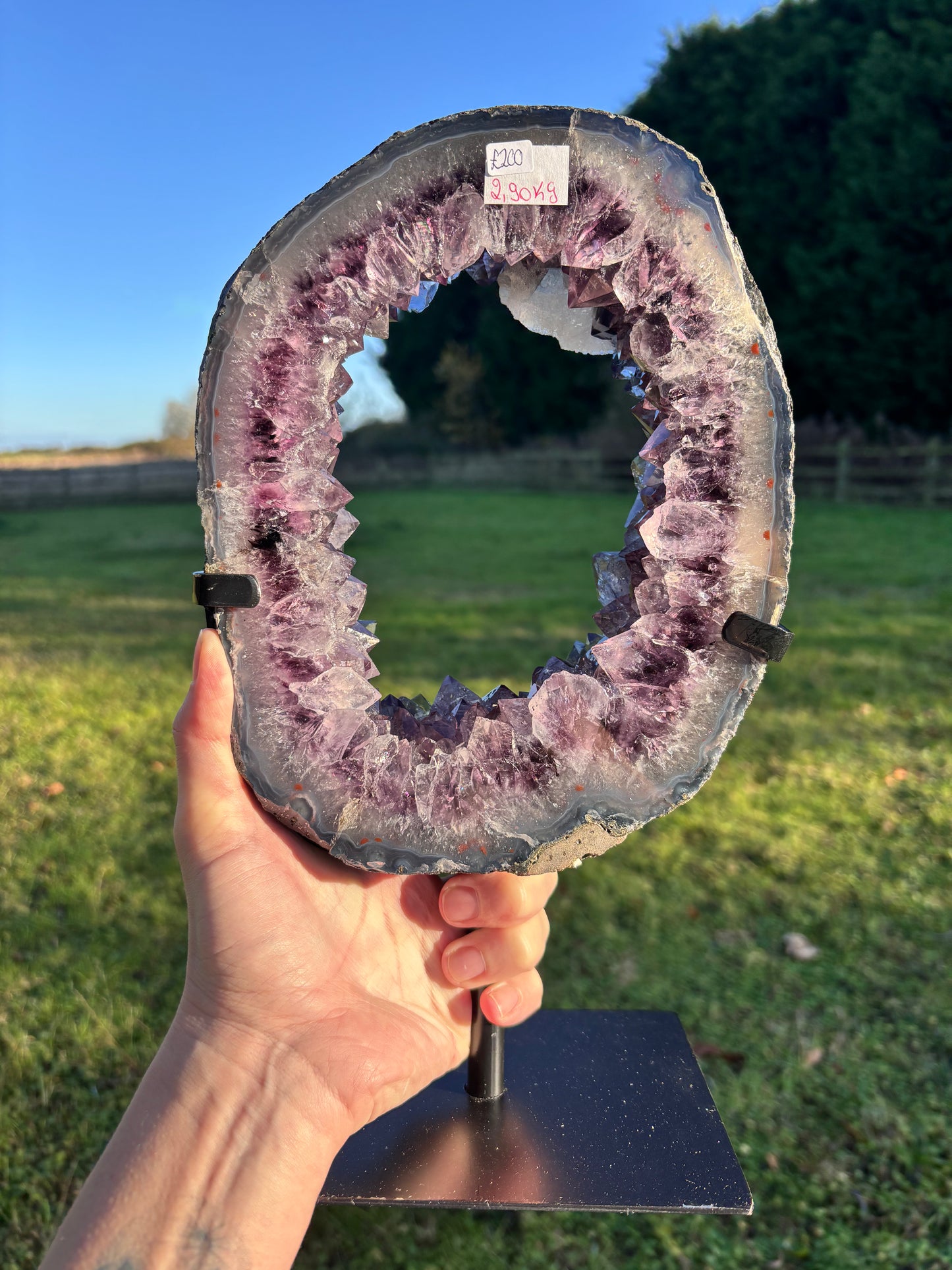 Amethyst Portal on stand