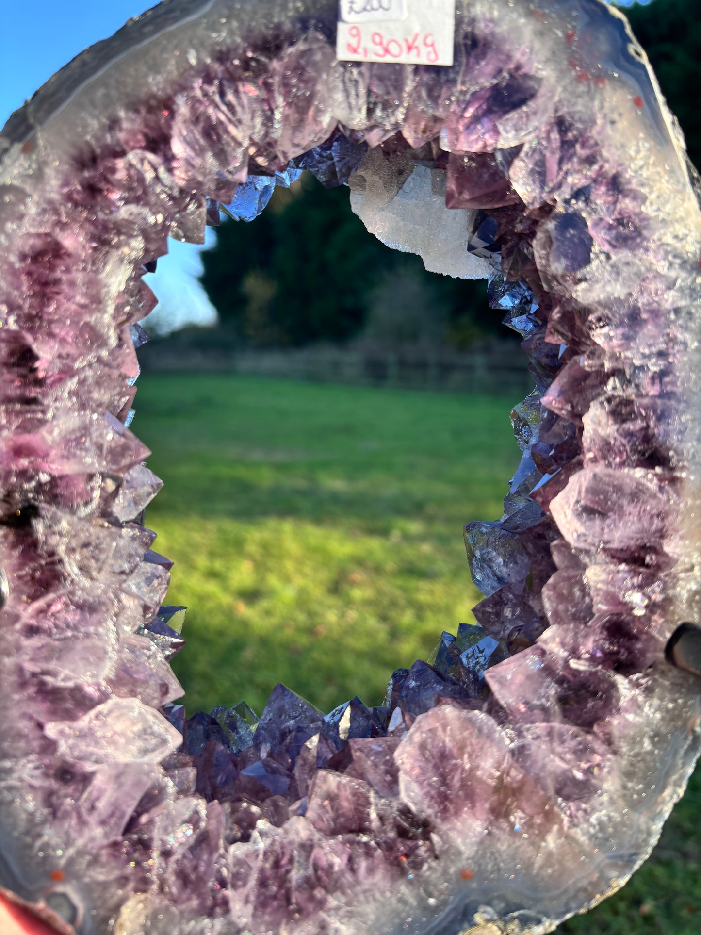 Amethyst Portal on stand
