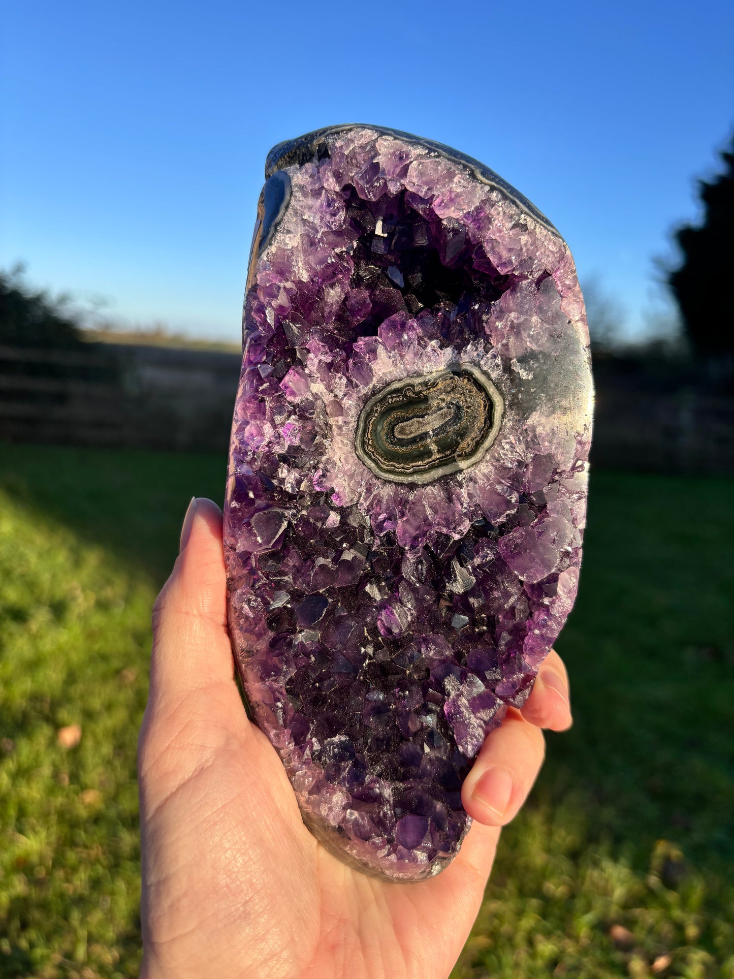 Amethyst slab
