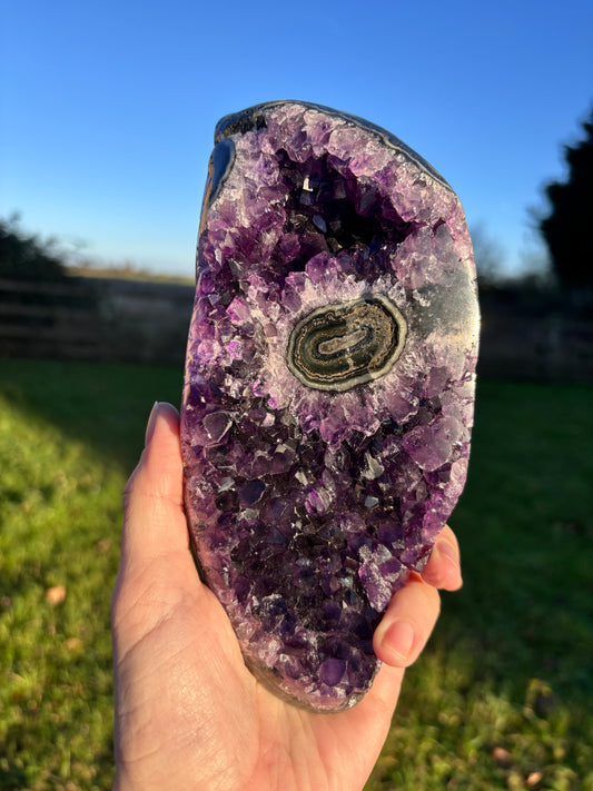 Amethyst slab