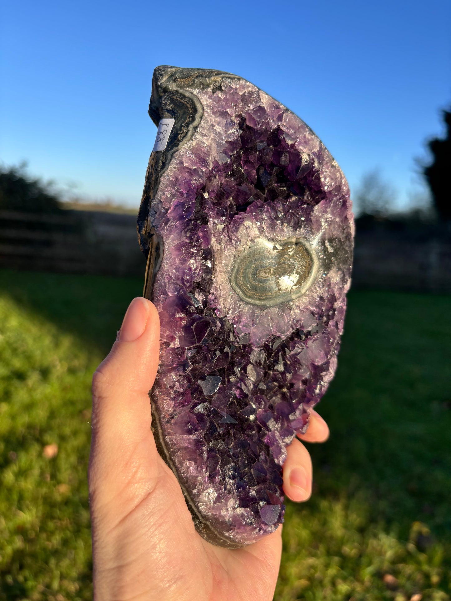 Amethyst slab