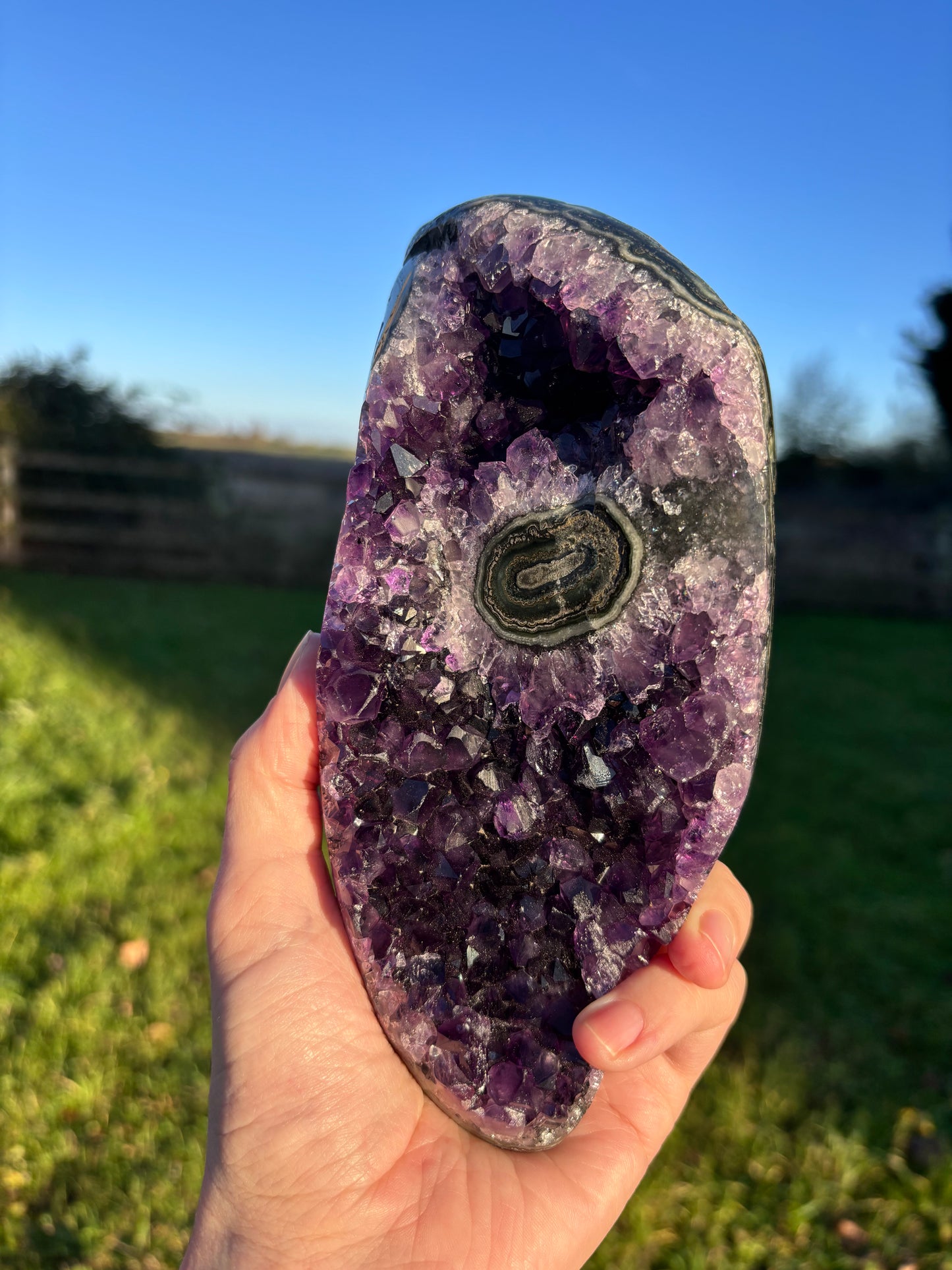 Amethyst slab