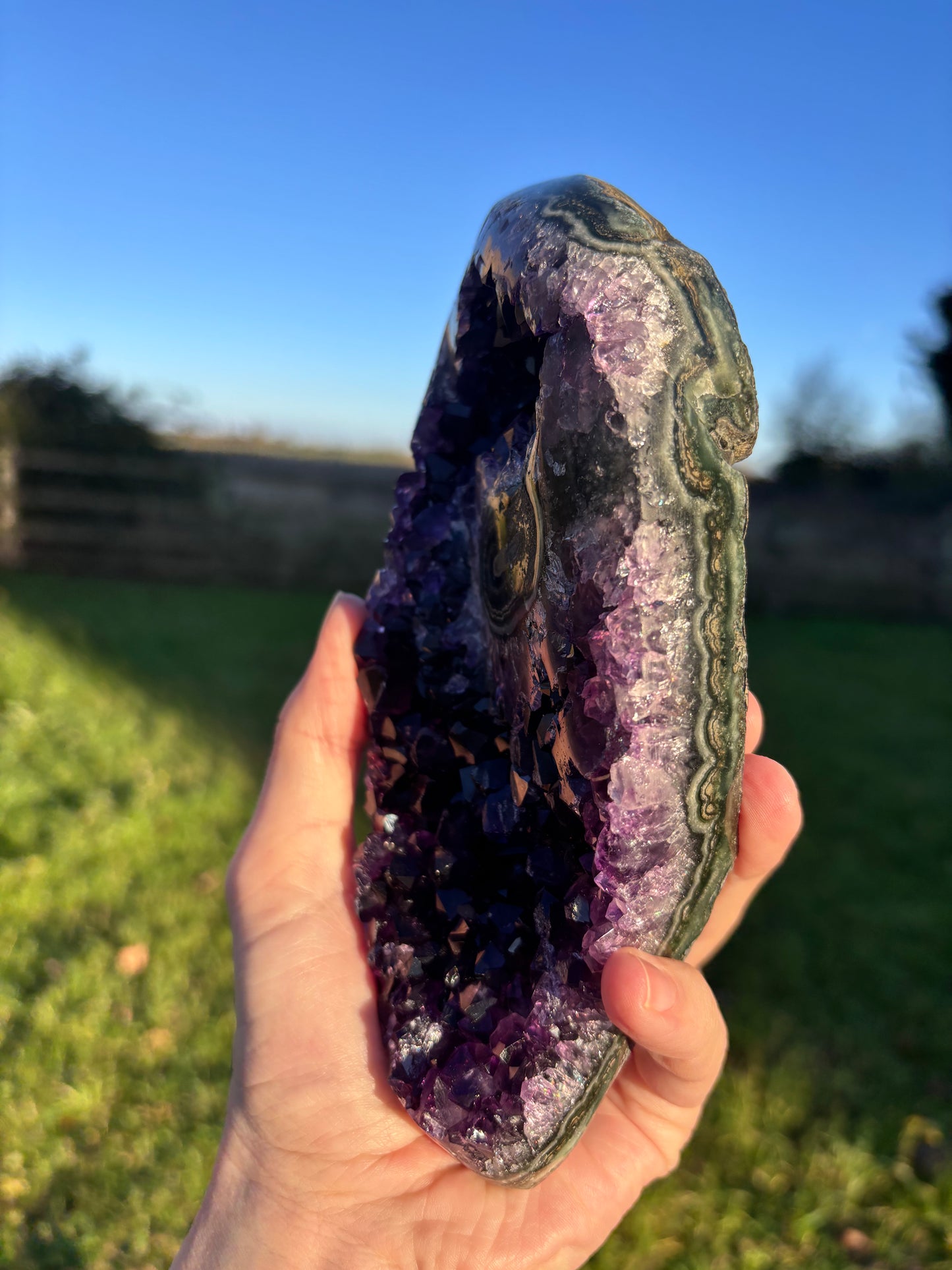 Amethyst slab