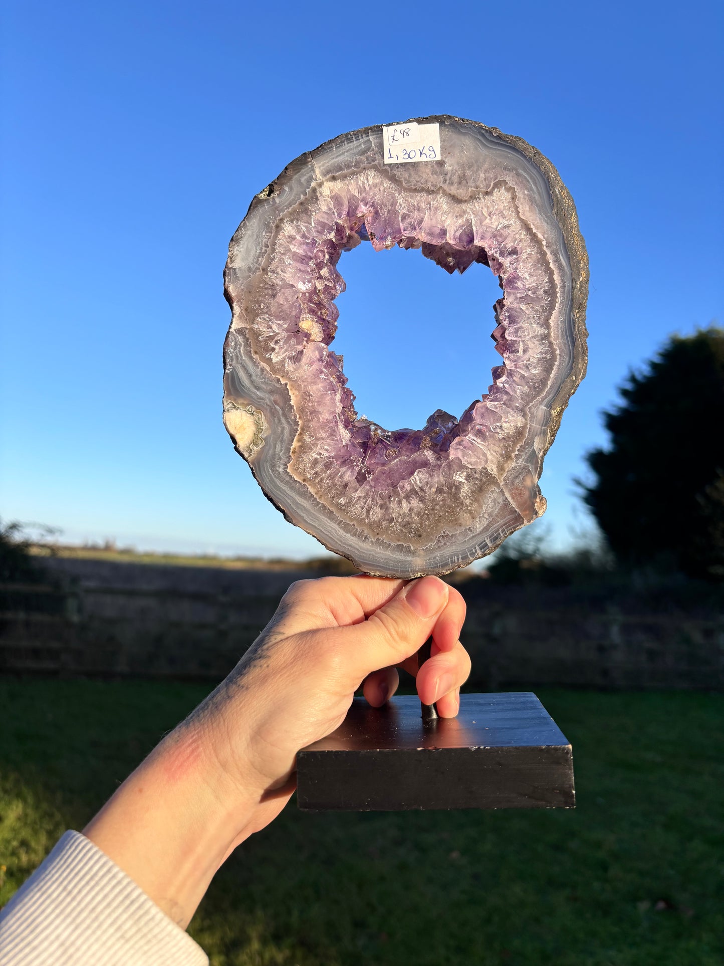 Amethyst Portal on stand