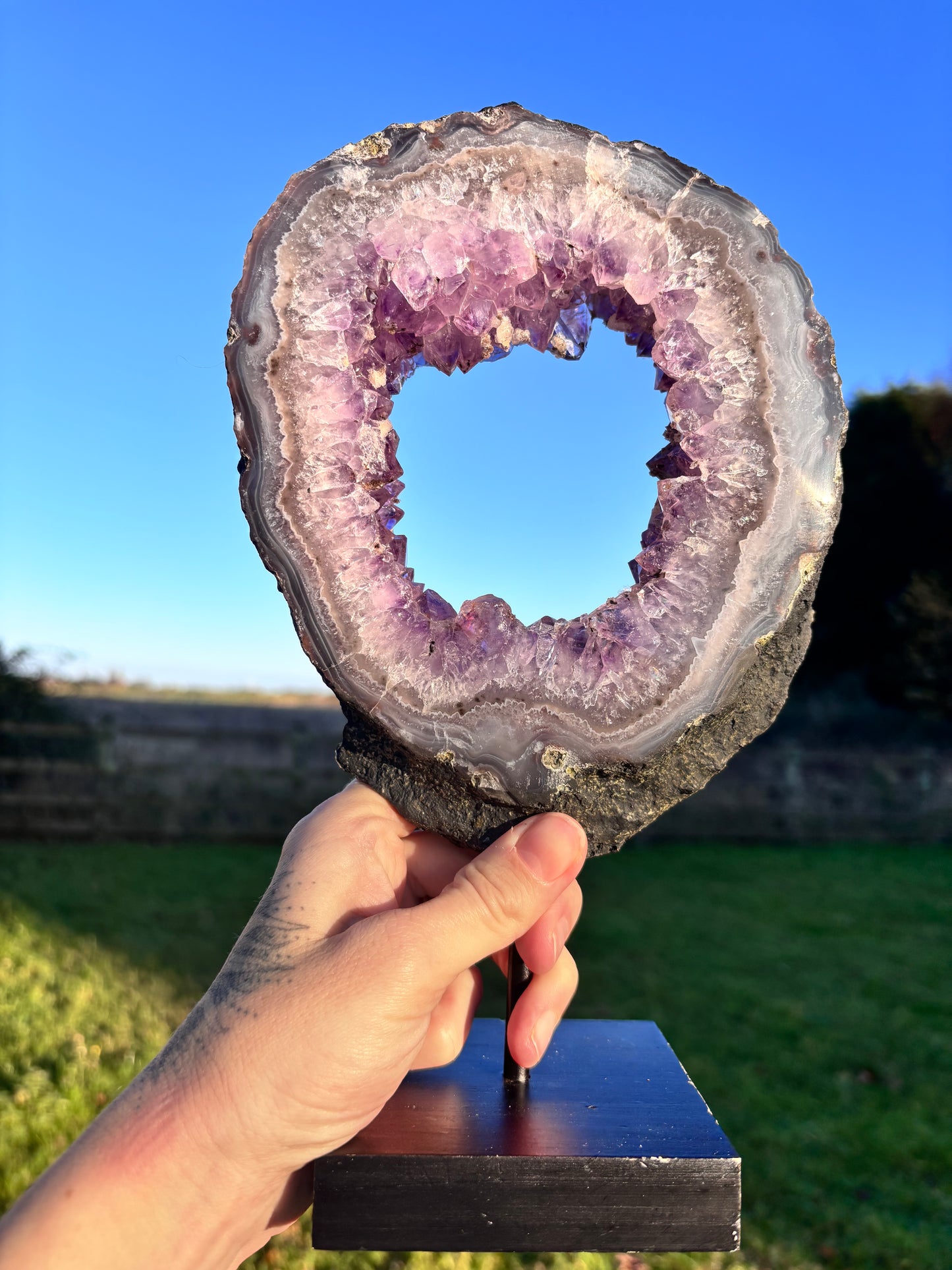 Amethyst Portal on stand