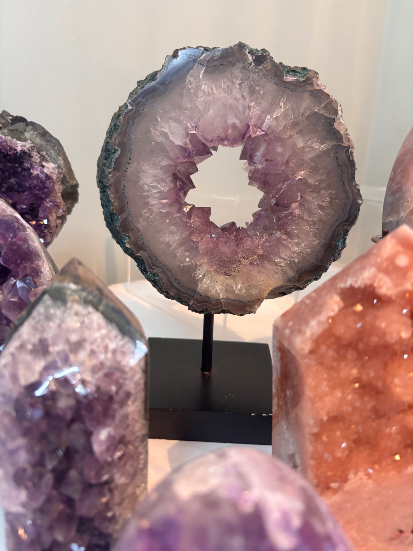 Amethyst Portal on stand