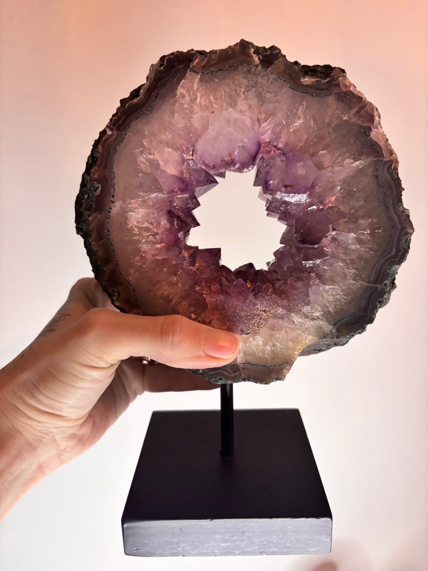 Amethyst Portal on stand